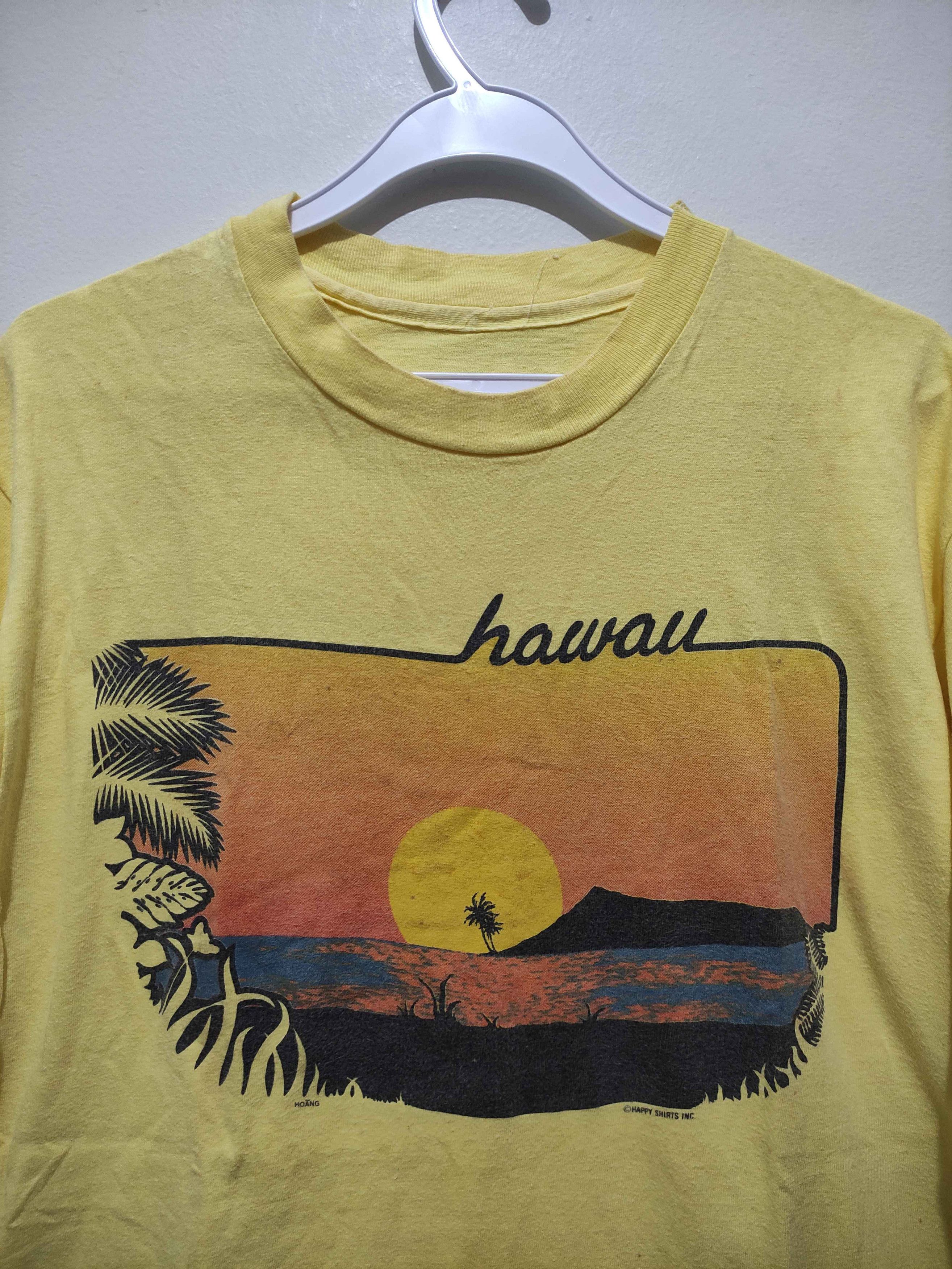 Vintage VINTAGE 80’S HAWAII SUNSET T-SHIRT Size US L / EU 52-54 / 3 - 2 Thumbnail