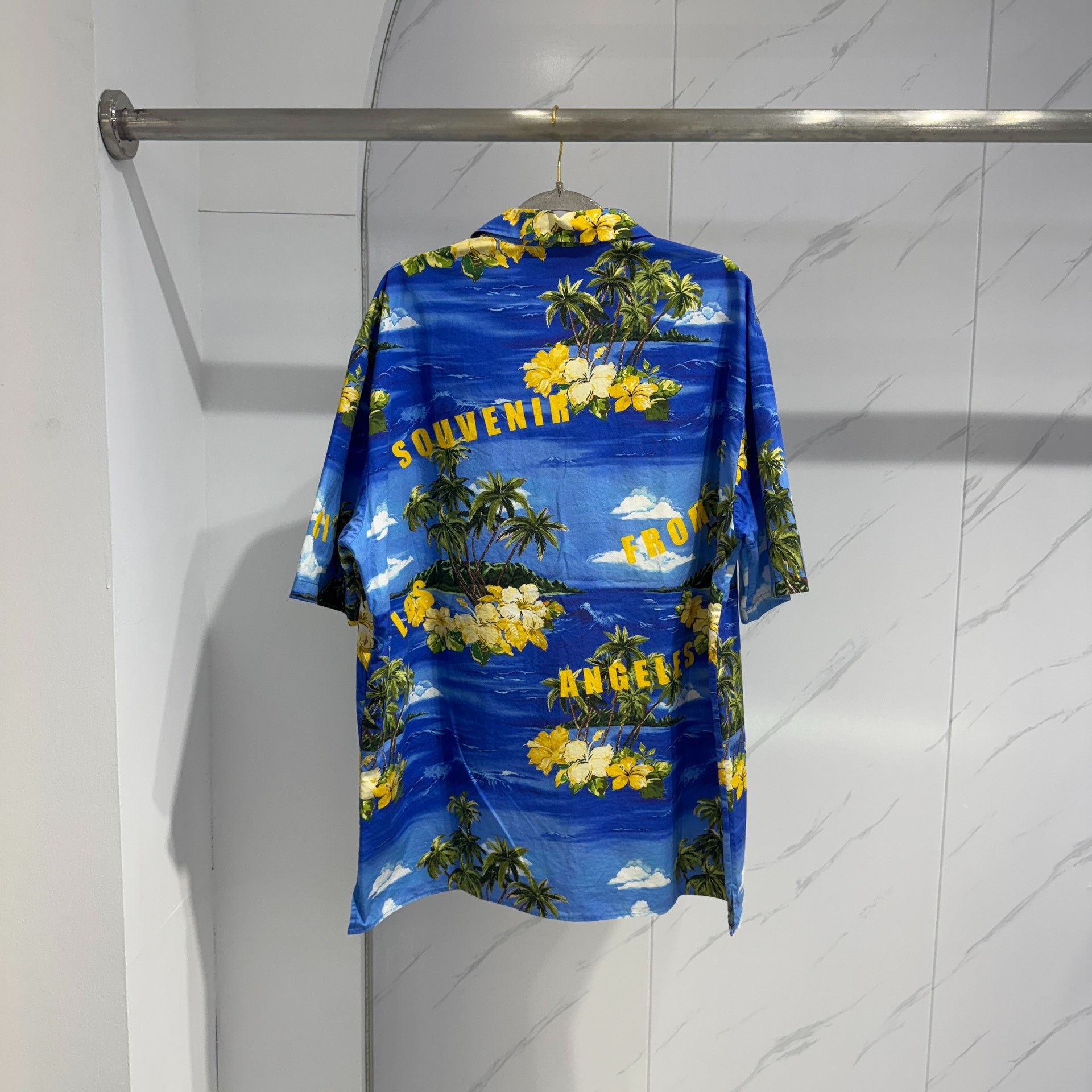 Gucci coconut flower vacation full print printed short-slee