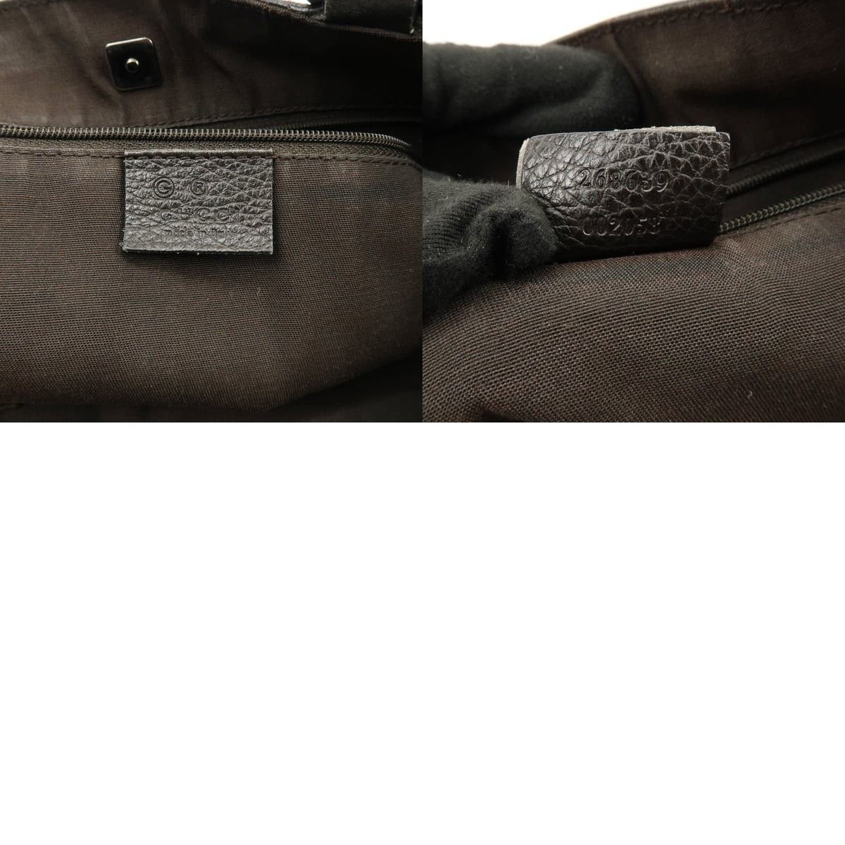 Gucci Gucci Abbey GG Canvas Tote Brown Size ONE SIZE - 8 Thumbnail
