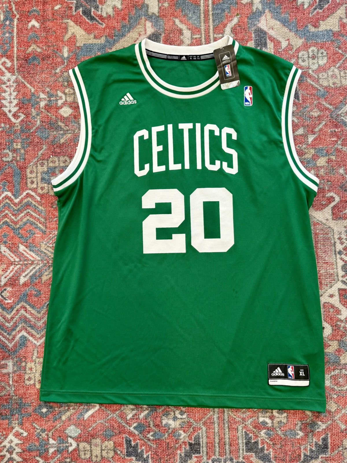 Adidas BOSTON CELTICS ADIDAS Ray Allen #20 Jersey NWT Size US XL / EU 56 / 4 - 1 Thumbnail