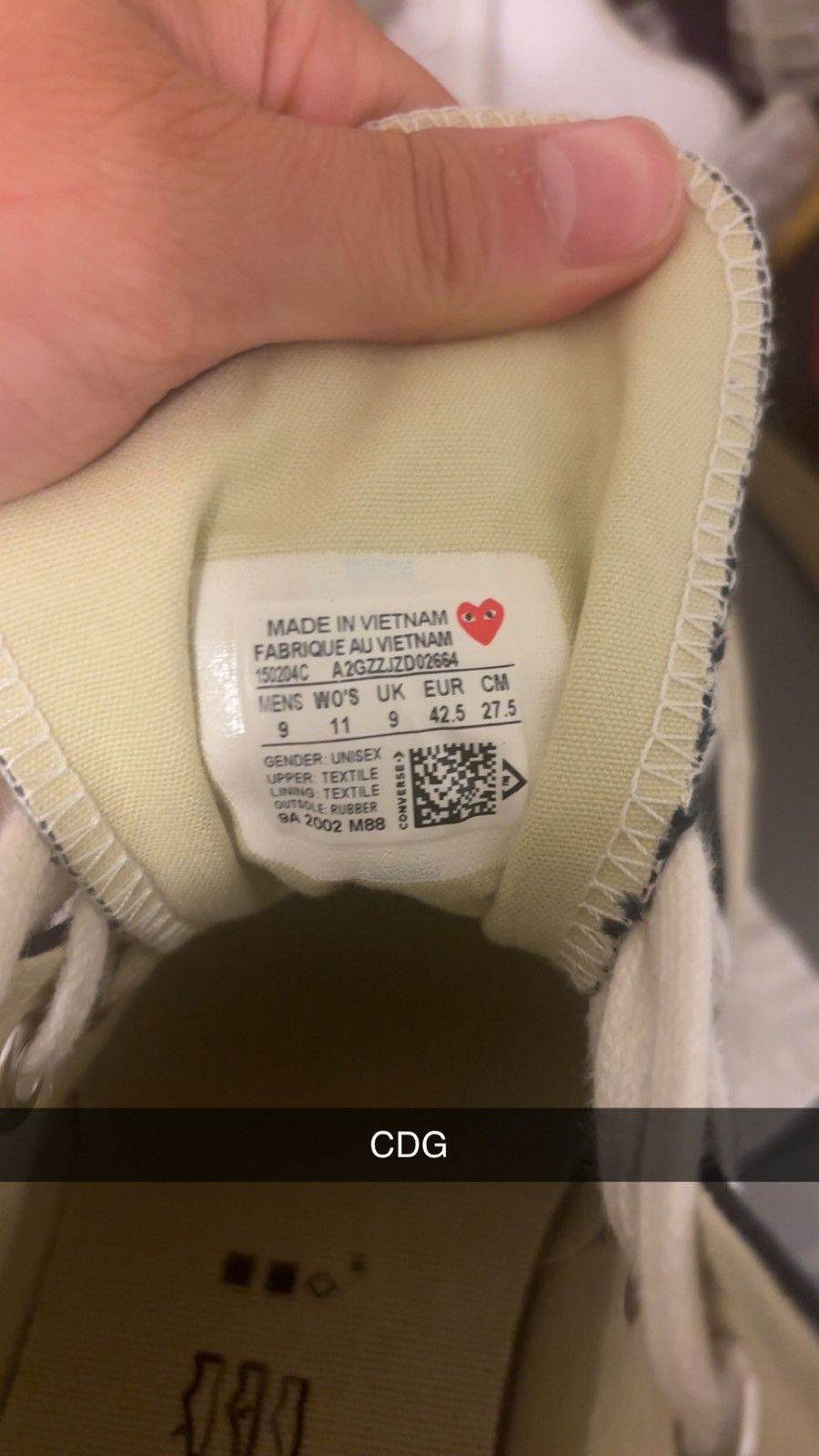 Comme des Garcons CDG x Converse Size US 9 / EU 42 - 6 Thumbnail