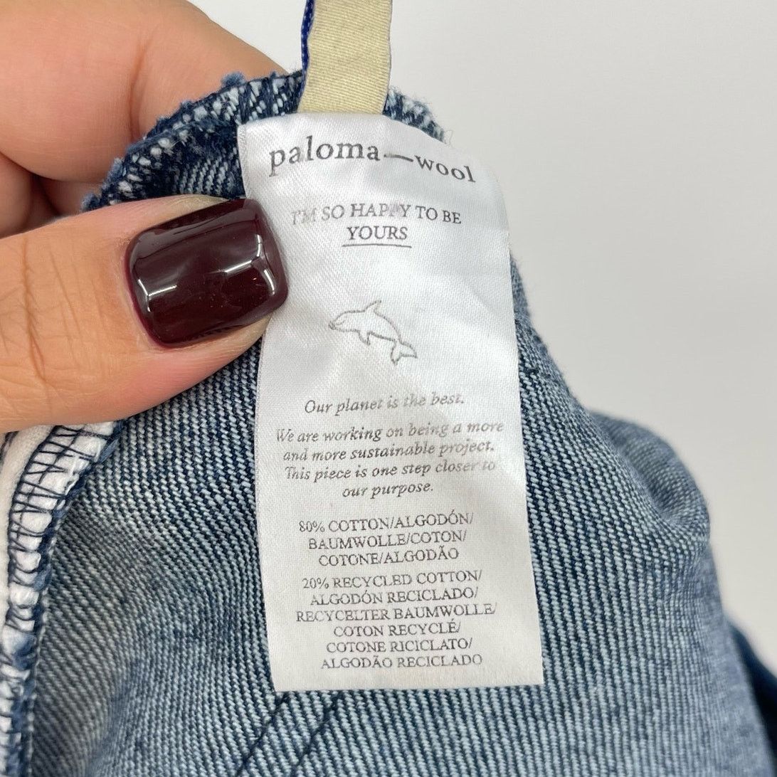 Paloma Wool Paloma Wool | Keira PW All Over Logo Printed Straight Jeans Size 27" / US 4 / IT 40 - 14 Thumbnail