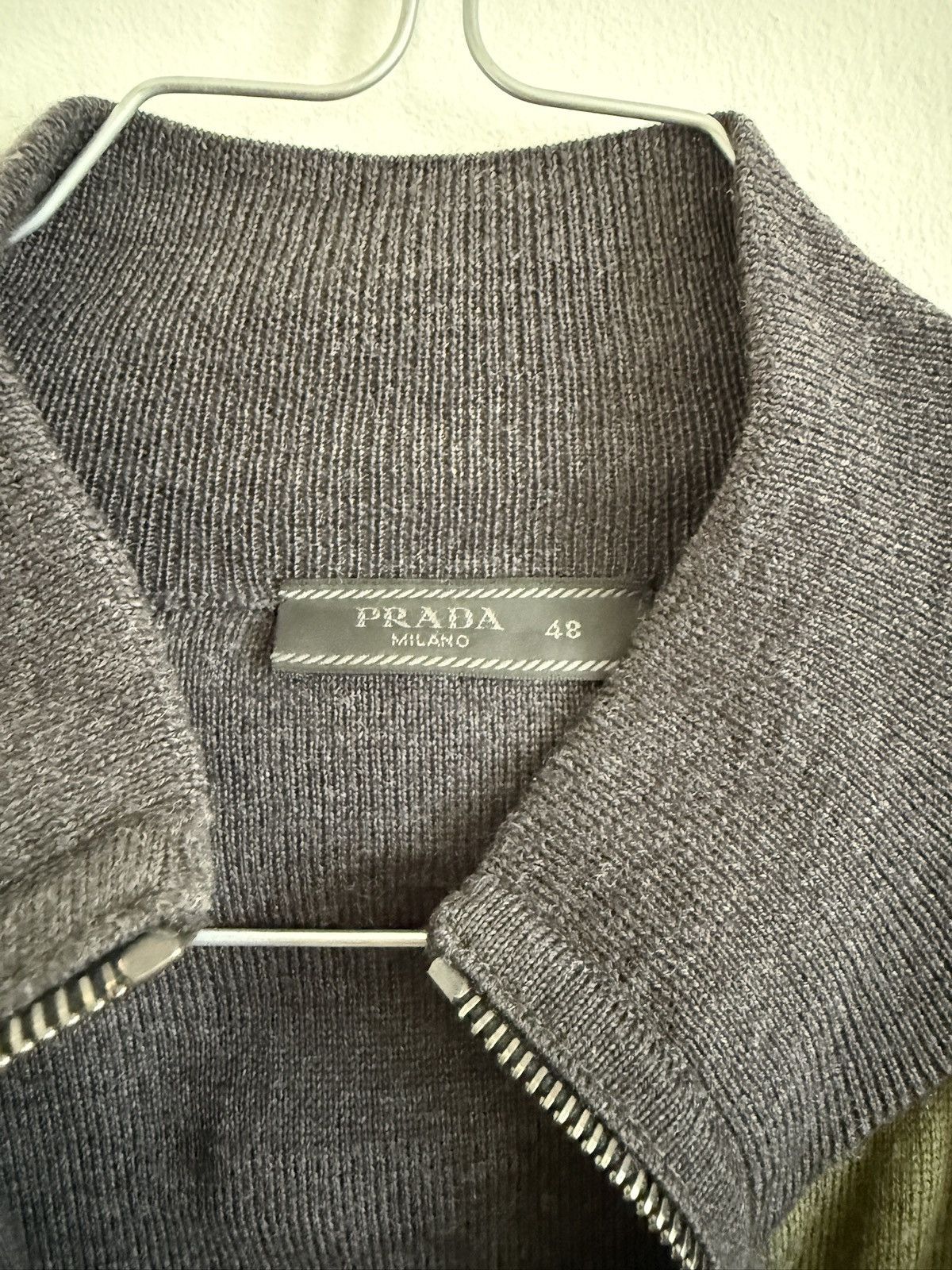 Prada Prada padded zip up sweater Size US M / EU 48-50 / 2 - 2 Thumbnail