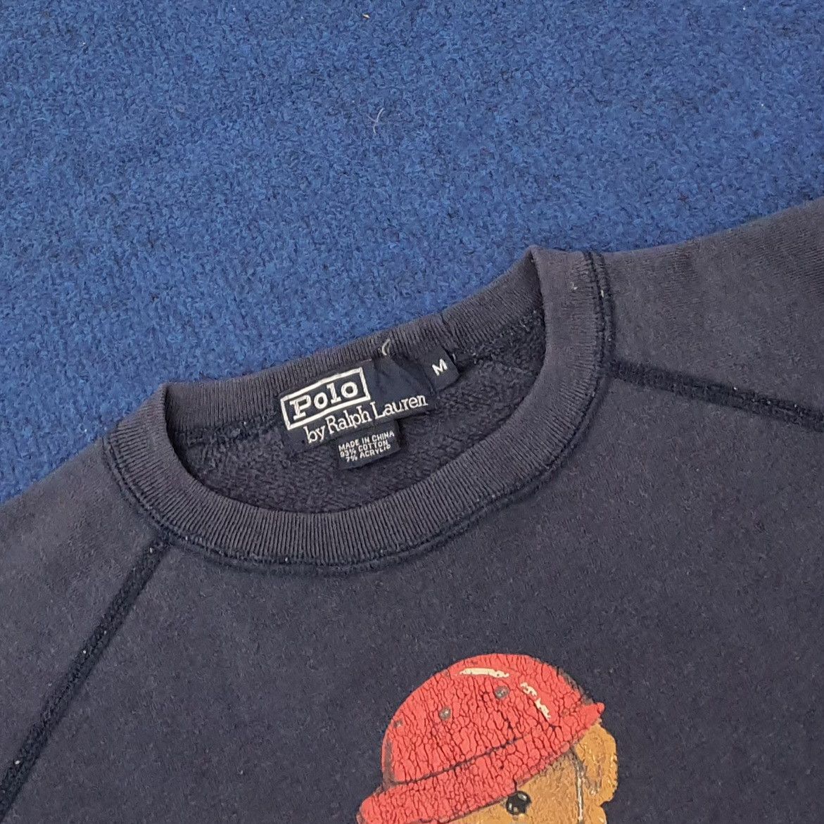 Polo Ralph Lauren Vintage Polo Bear by Ralph Lauren Sweatshirt C246N23 Size US L / EU 52-54 / 3 - 4 Thumbnail