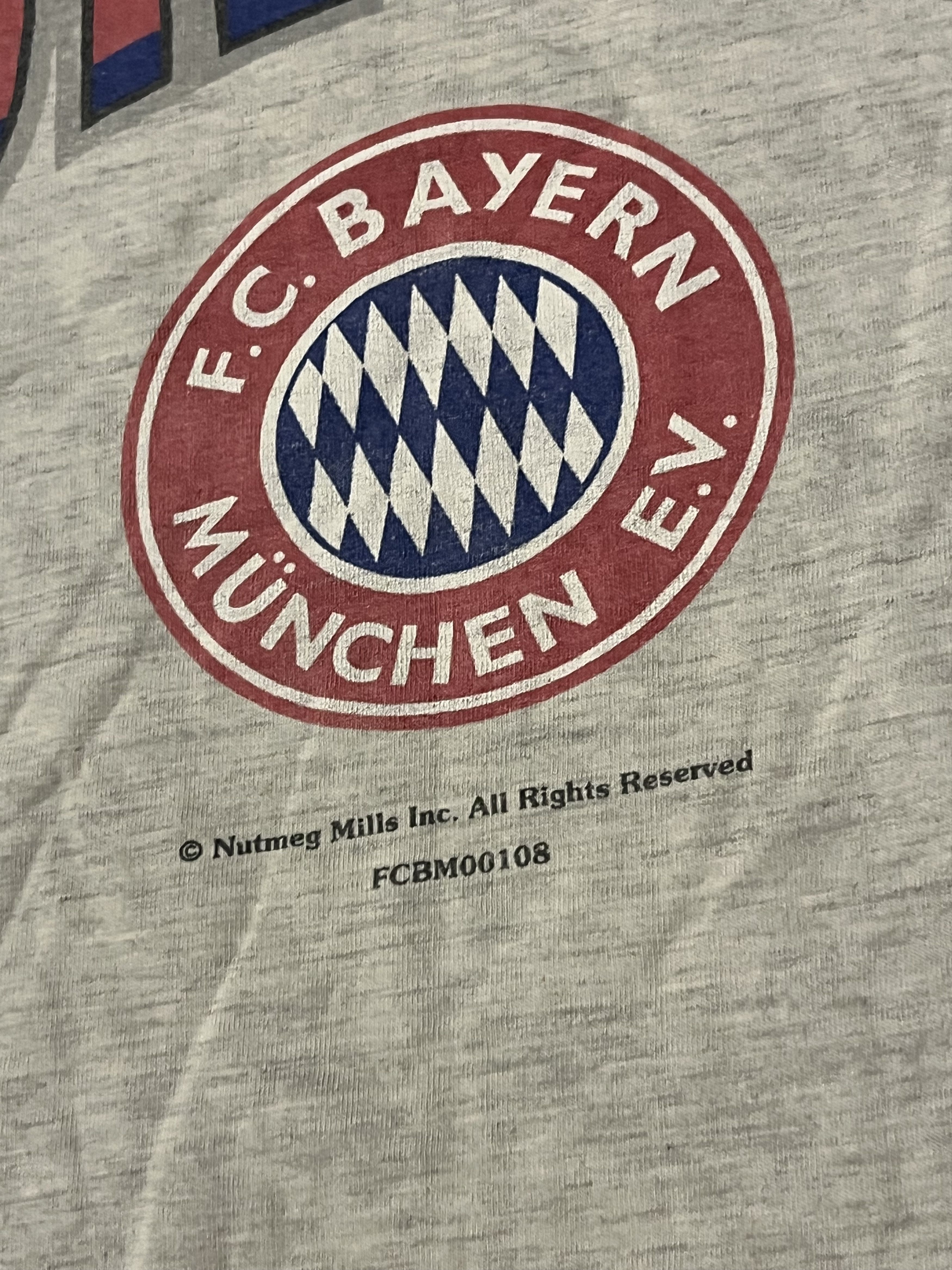 Nutmeg × Vintage Vintage 90s Nutmeg FC Bayern Munich Futbol Soccer Size US XL / EU 56 / 4 - 8 Thumbnail