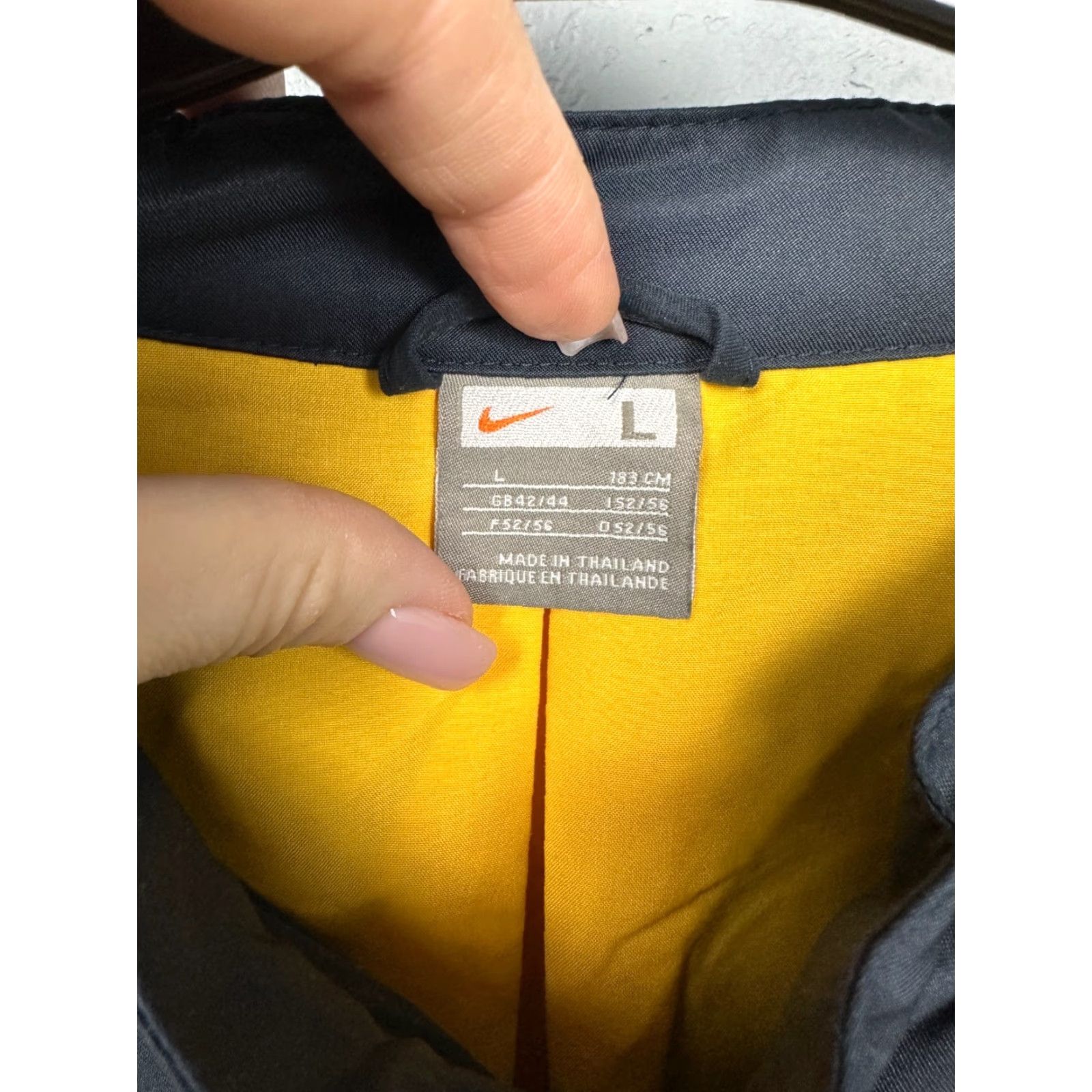 Nike Nike Arsenal Jacket Mens L Windbreaker Blue Logo Vintage No Size US L / EU 52-54 / 3 - 4 Thumbnail
