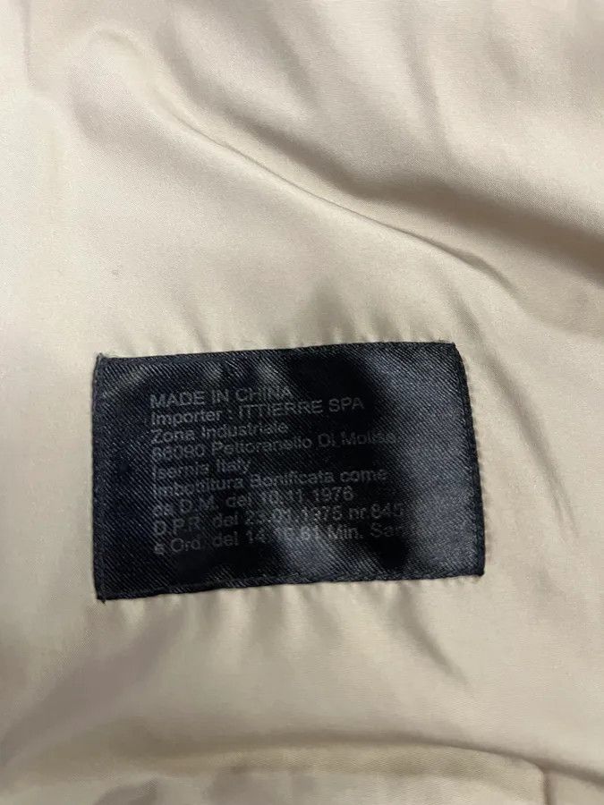 Roberto Cavalli × Vintage 2000s Cavalli Beige Harness Puffer Bondage Jacket Size S / US 4 / IT 40 - 10 Thumbnail