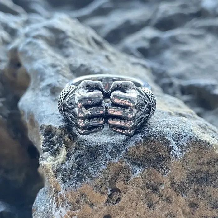 Jewelry Hand Boxing Vintage Ring Size ONE SIZE - 2 Thumbnail