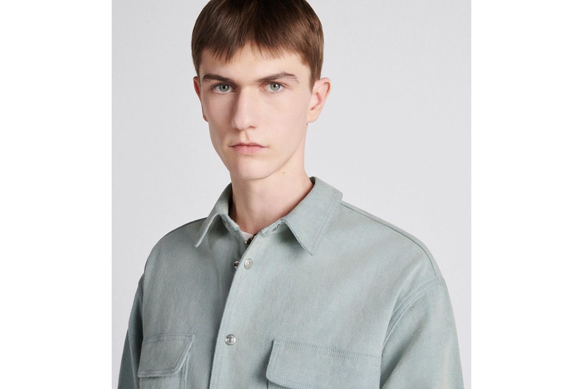 Dior o1bcso1str1124 Couture Reversible Shirt in Blue Size US L / EU 52-54 / 3 - 5 Thumbnail