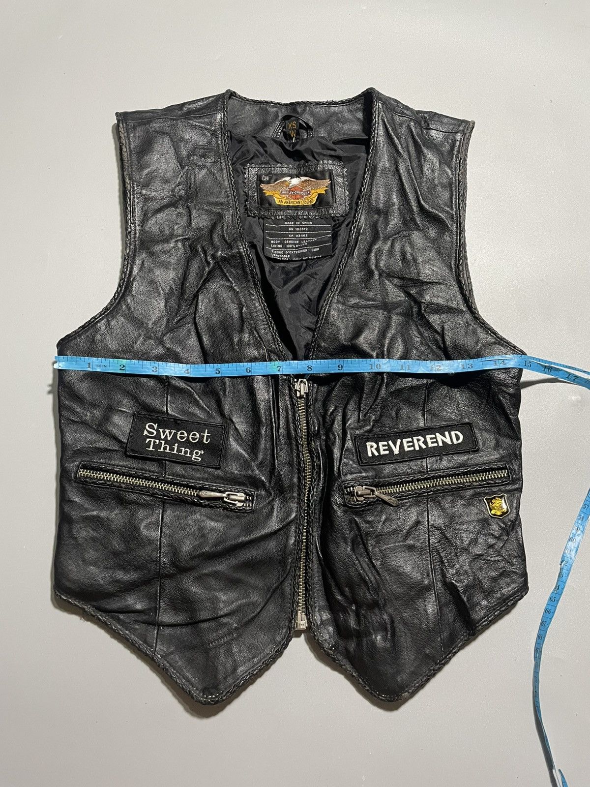 Harley Davidson Genuine Leather Harley Davidson Vest Size XS / US 0-2 / IT 36-38 - 10 Thumbnail