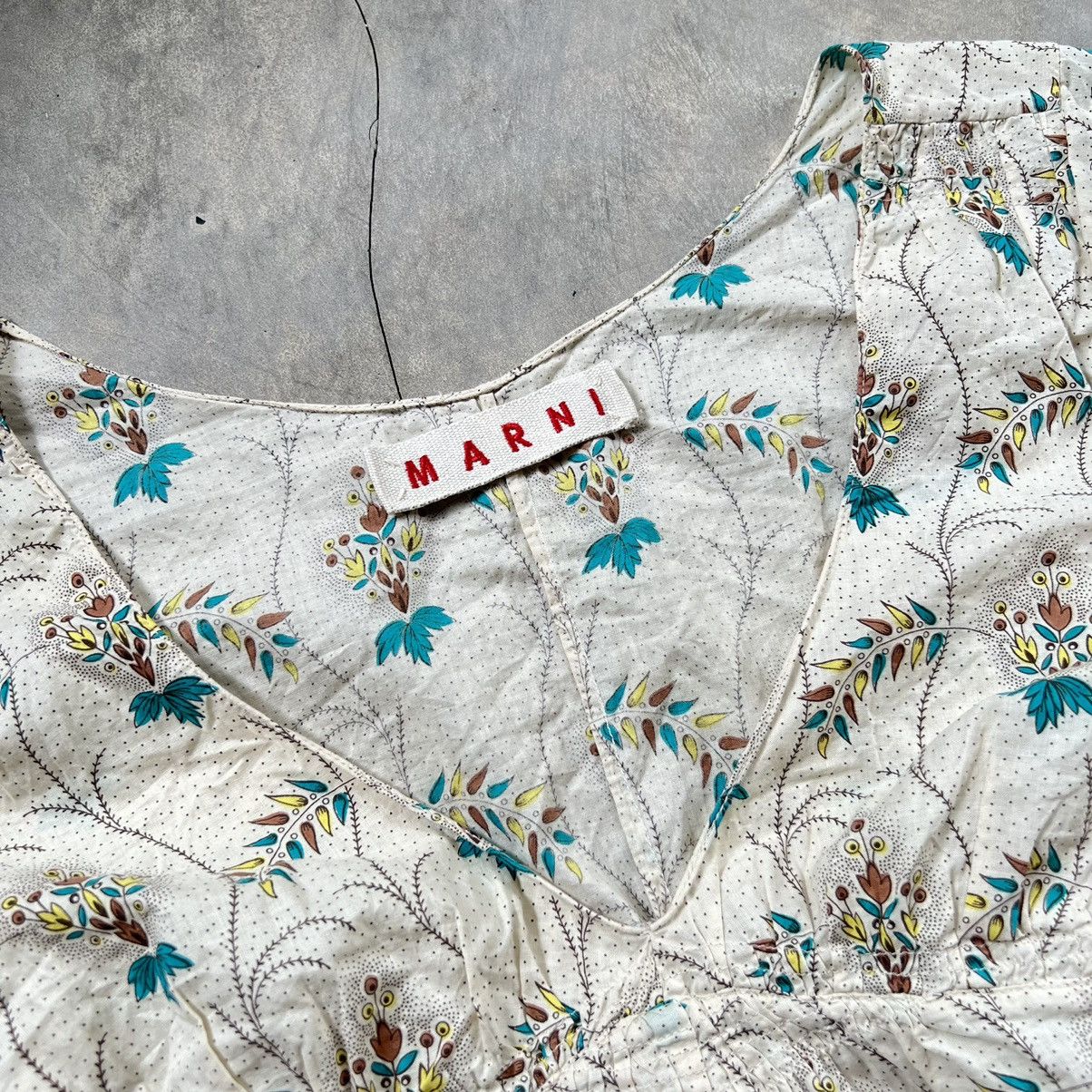 Marni Marni Floral Strap Blouse Shirt Size S / US 4 / IT 40 - 4 Thumbnail