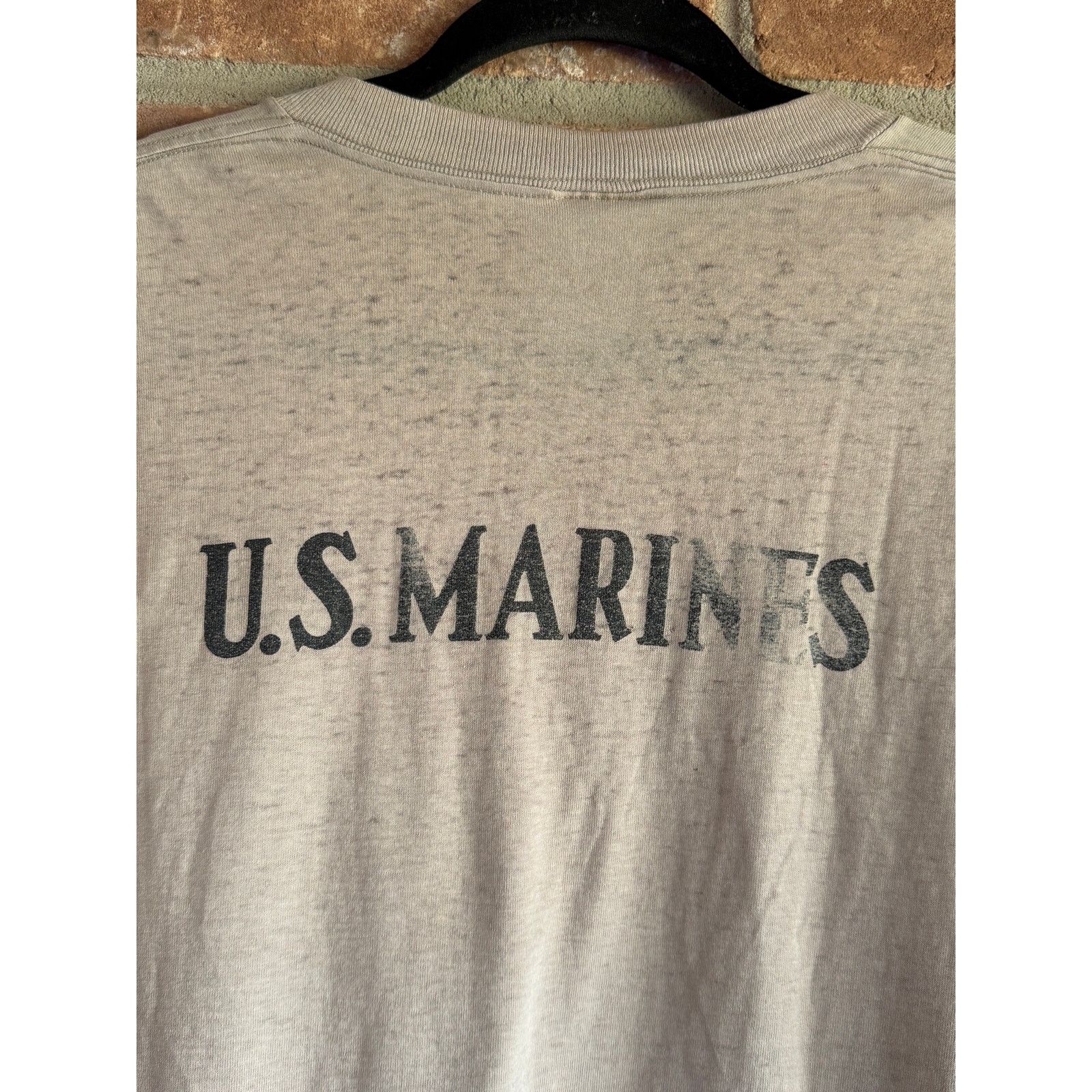 Fruit Of The Loom Vintage U.S. Marines Faded Military Tee Y2K Size US M / EU 48-50 / 2 - 4 Thumbnail
