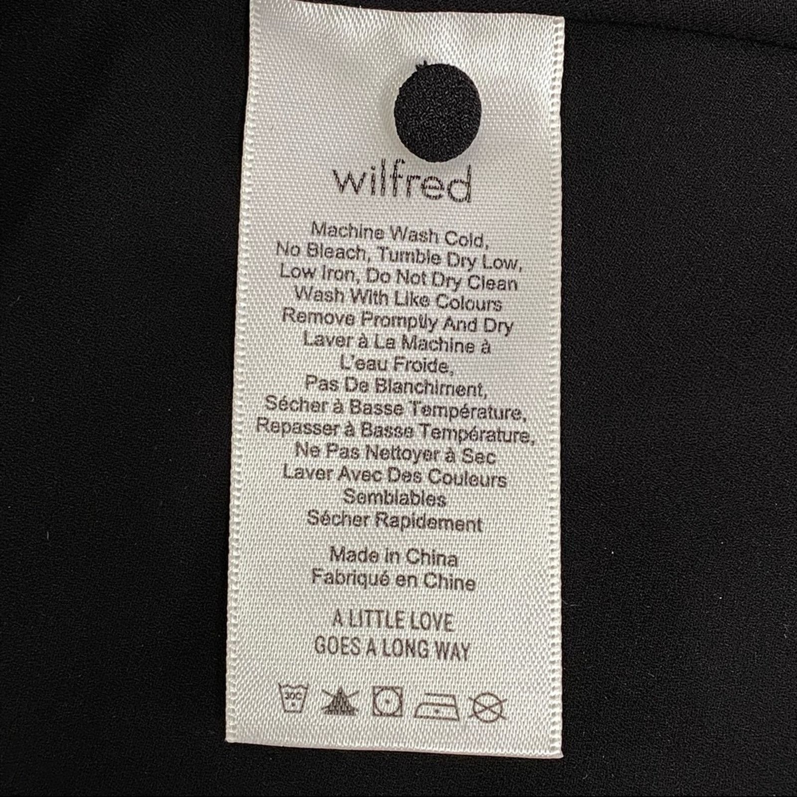 Aritzia Aritzia Wilfred Effet Halter Dress Sz XS Black Floral Ruffle Size XS / US 0-2 / IT 36-38 - 13 Thumbnail