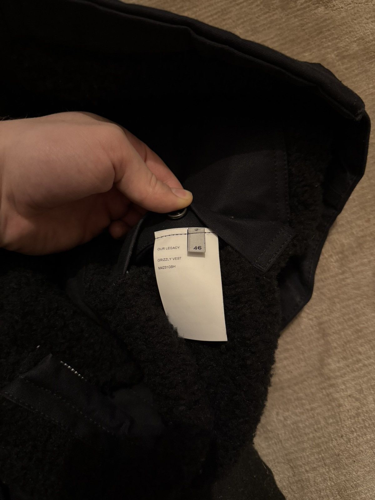 Our Legacy Our legacy grizzly vest Size US S / EU 44-46 / 1 - 3 Thumbnail