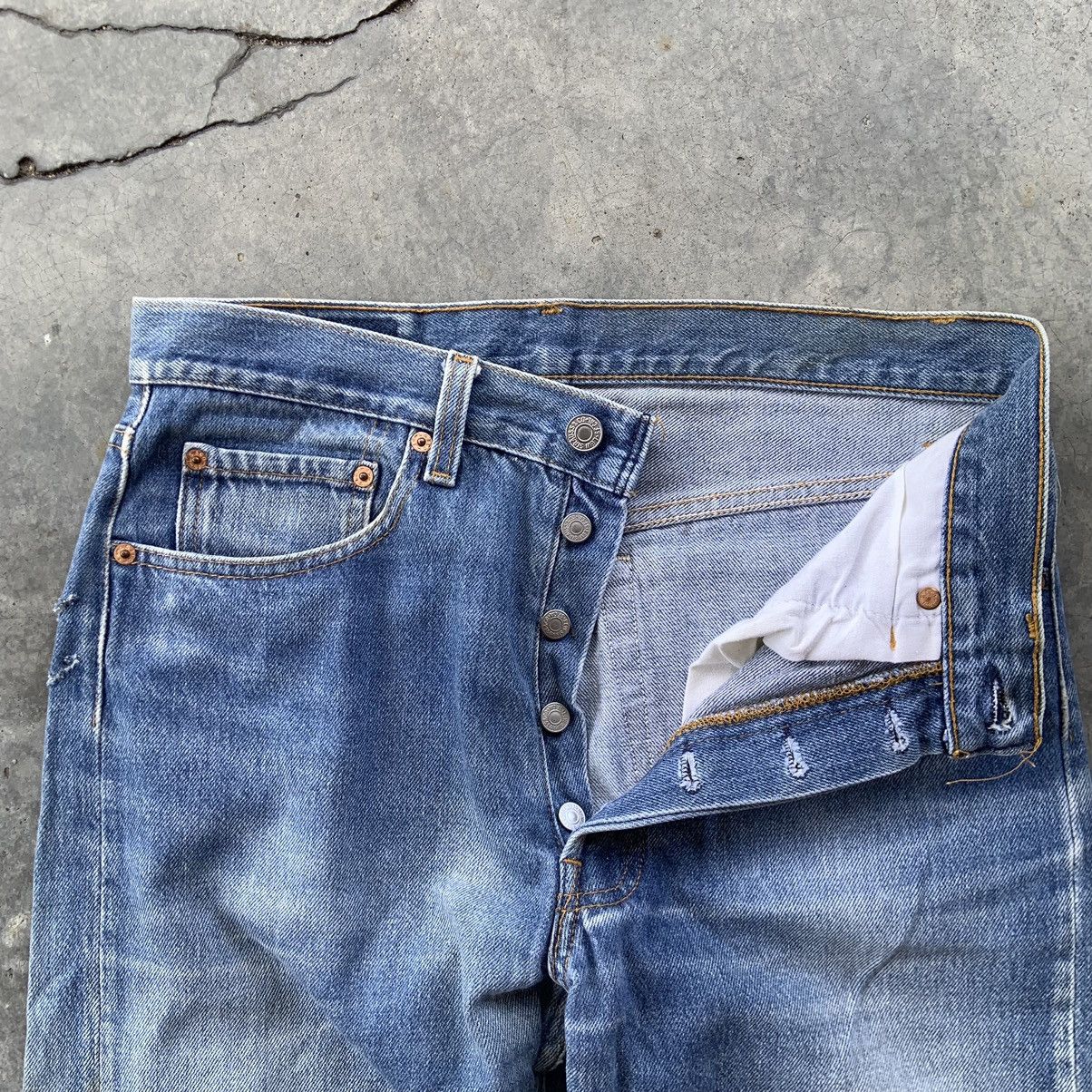 Levi's Vintage Clothing W30'' Vintage Levis 501xx Denim Blue Pants Distressed Size US 30 / EU 46 - 9 Thumbnail