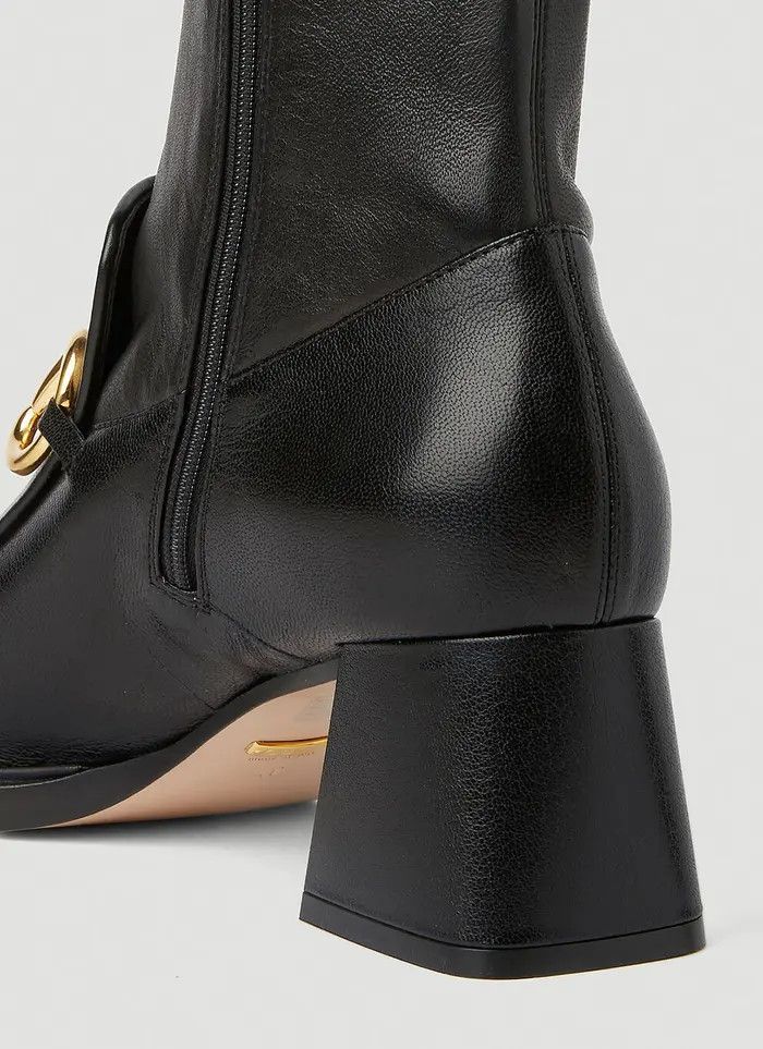Gucci o1s1wg110925 Boots With Horsebit in Black Size US 8 / IT 38 - 6 Thumbnail