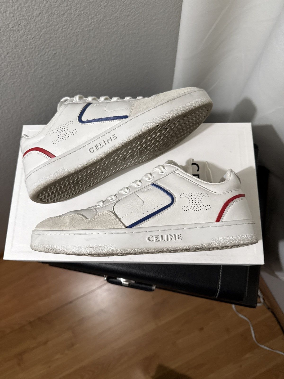 Celine Celine CT-10 Triomphe Sneakers Size US 6 / EU 39 - 1 Thumbnail