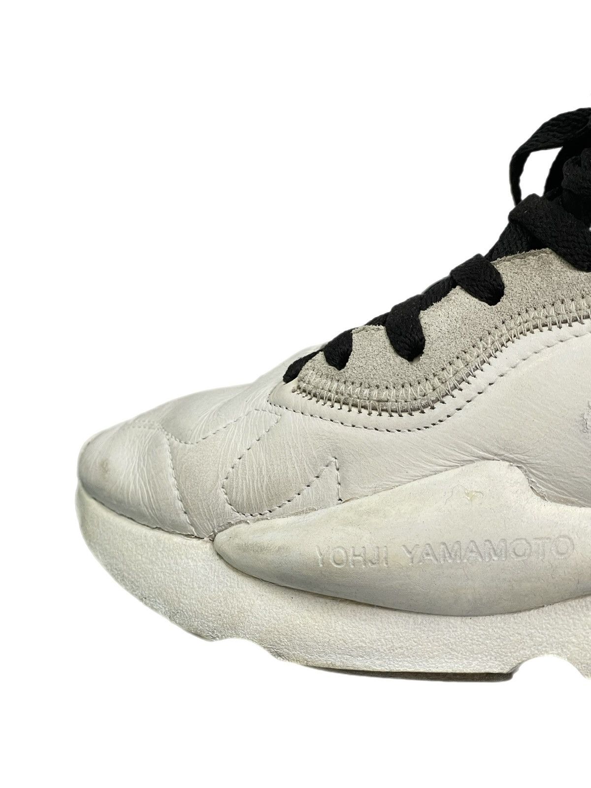 Y-3 Y-3 Yohji Yamamoto white sneakers adidas tech y2k hype Size US 6.5 / IT 36.5 - 3 Thumbnail
