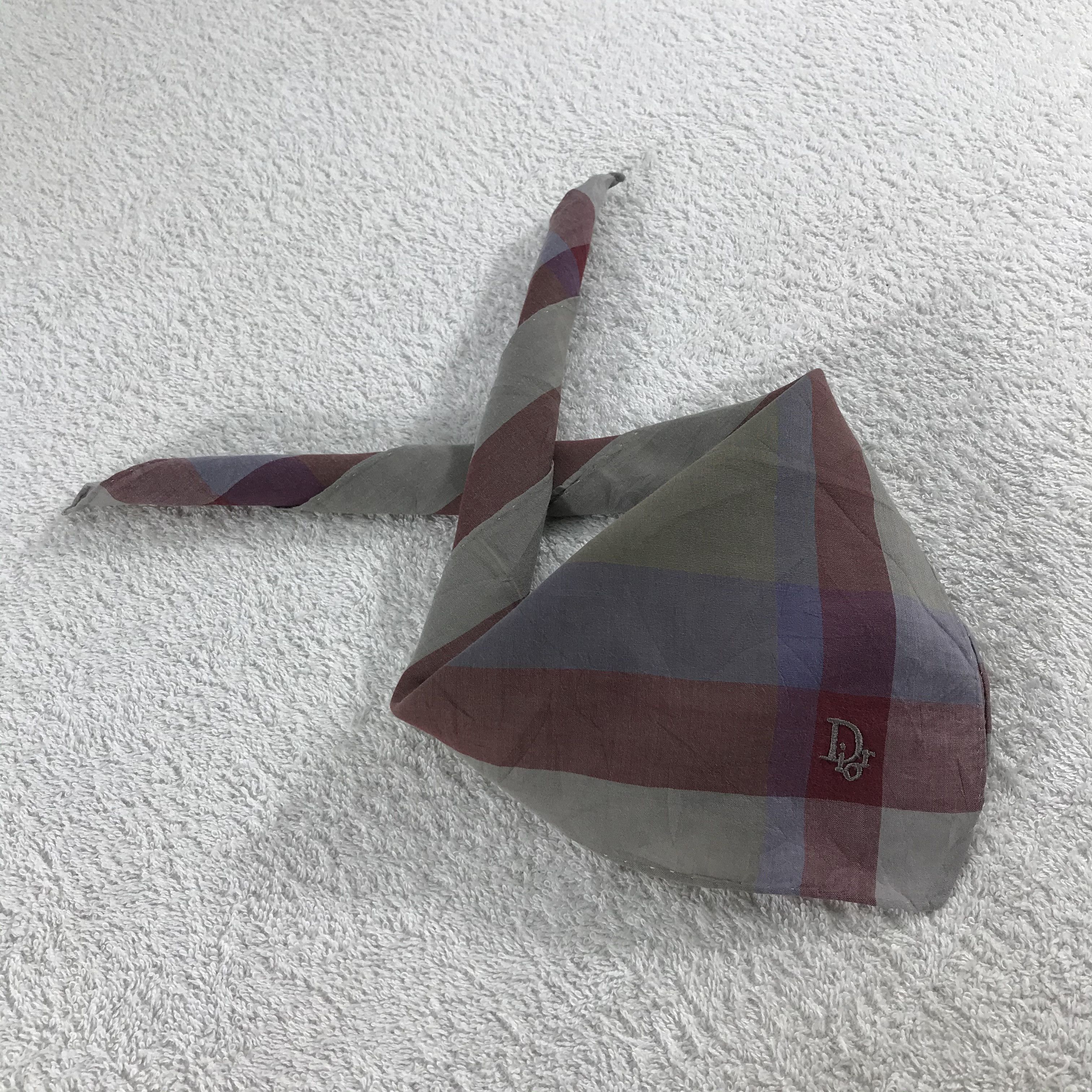 Vintage Dior Bandana / Handkerchief / Neckerchief Size ONE SIZE - 2 Thumbnail