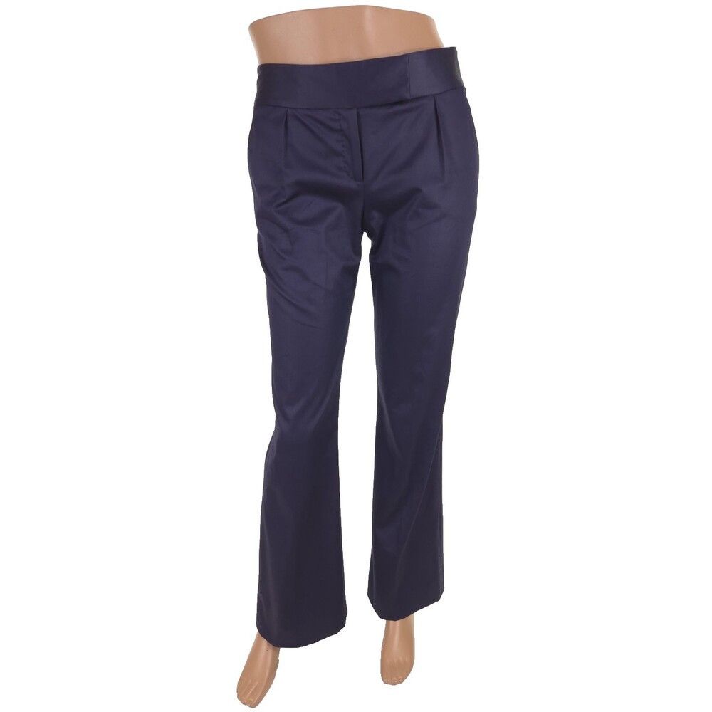 Salvatore Ferragamo Salvatore Ferragamo Single Pleat Trousers Size 42 US M Women Size 30" / US 8 / IT 44 - 1 Thumbnail