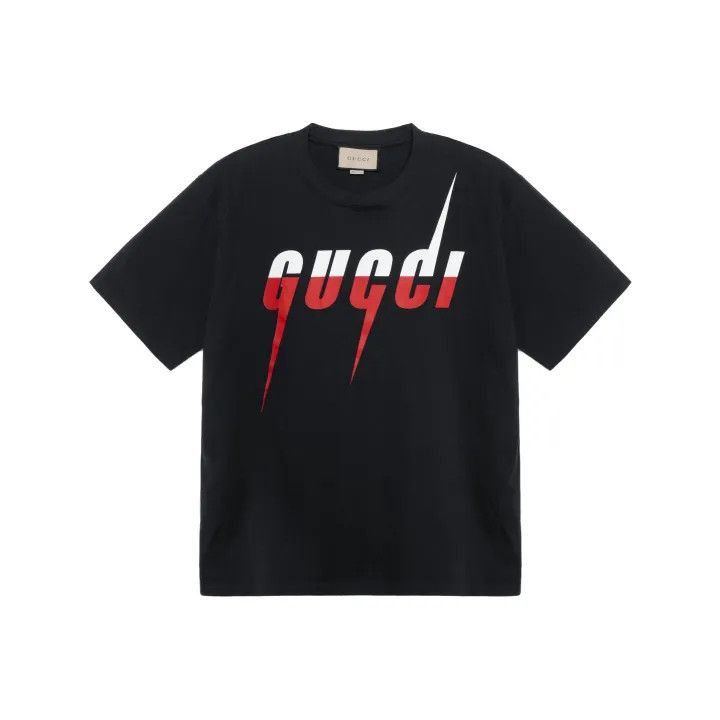 Gucci Gucci Gucci Black Graphic Short Sleeve T-Shirt -2506 Size US M / EU 48-50 / 2 - 1 Thumbnail