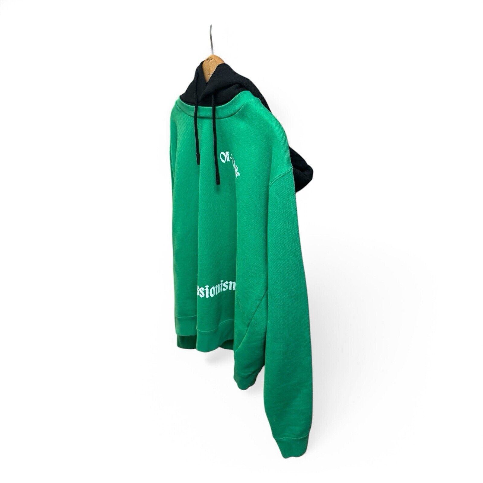 Off-White Off-White "Impressionism" Hoodie Sweatshirt (Green) (Sz XL) Size US XL / EU 56 / 4 - 2 Thumbnail