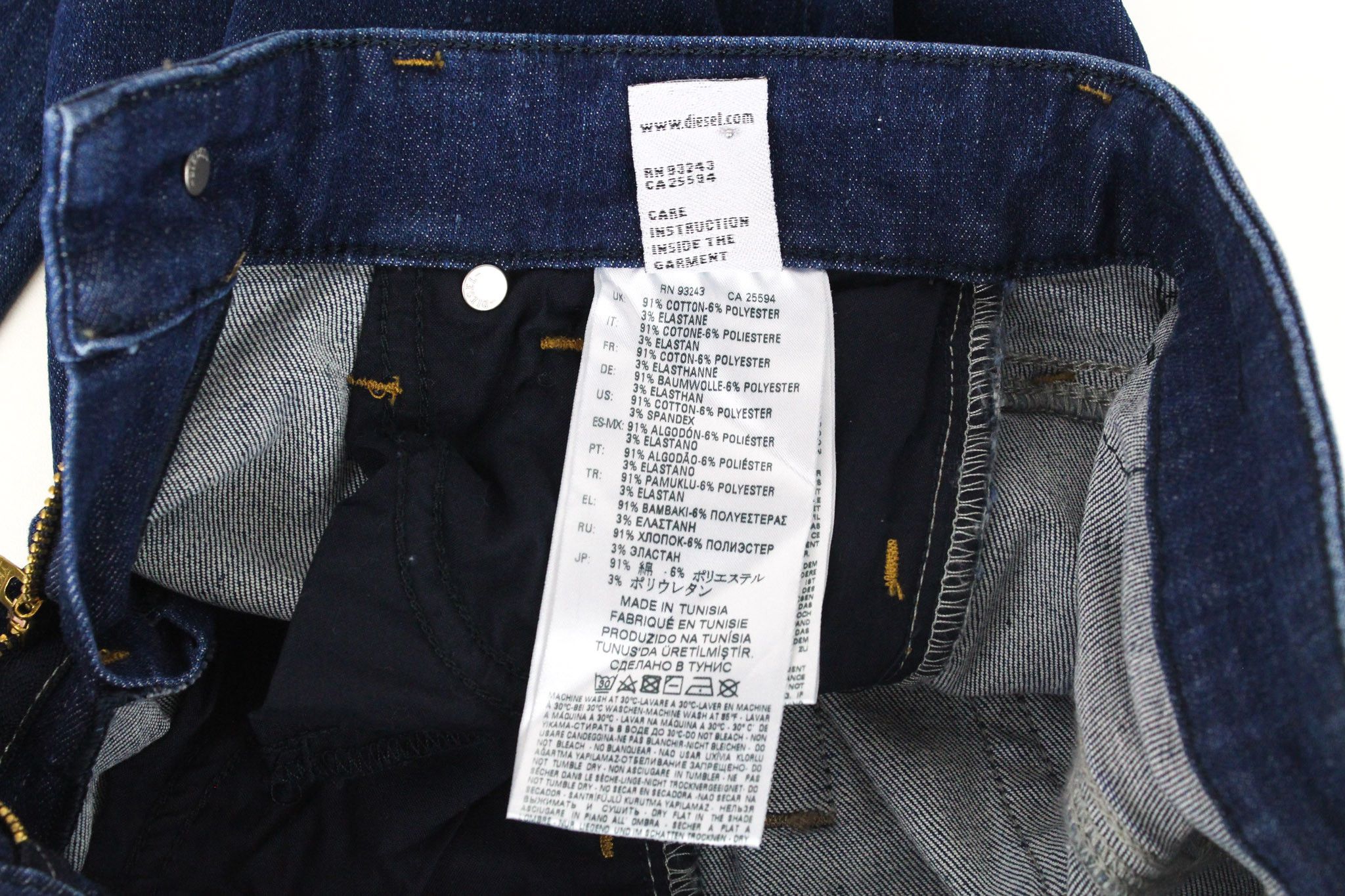 Diesel SLANDY 088AT W23/L32 Girls Blue Jeans 71079 Size 23" - 8 Thumbnail