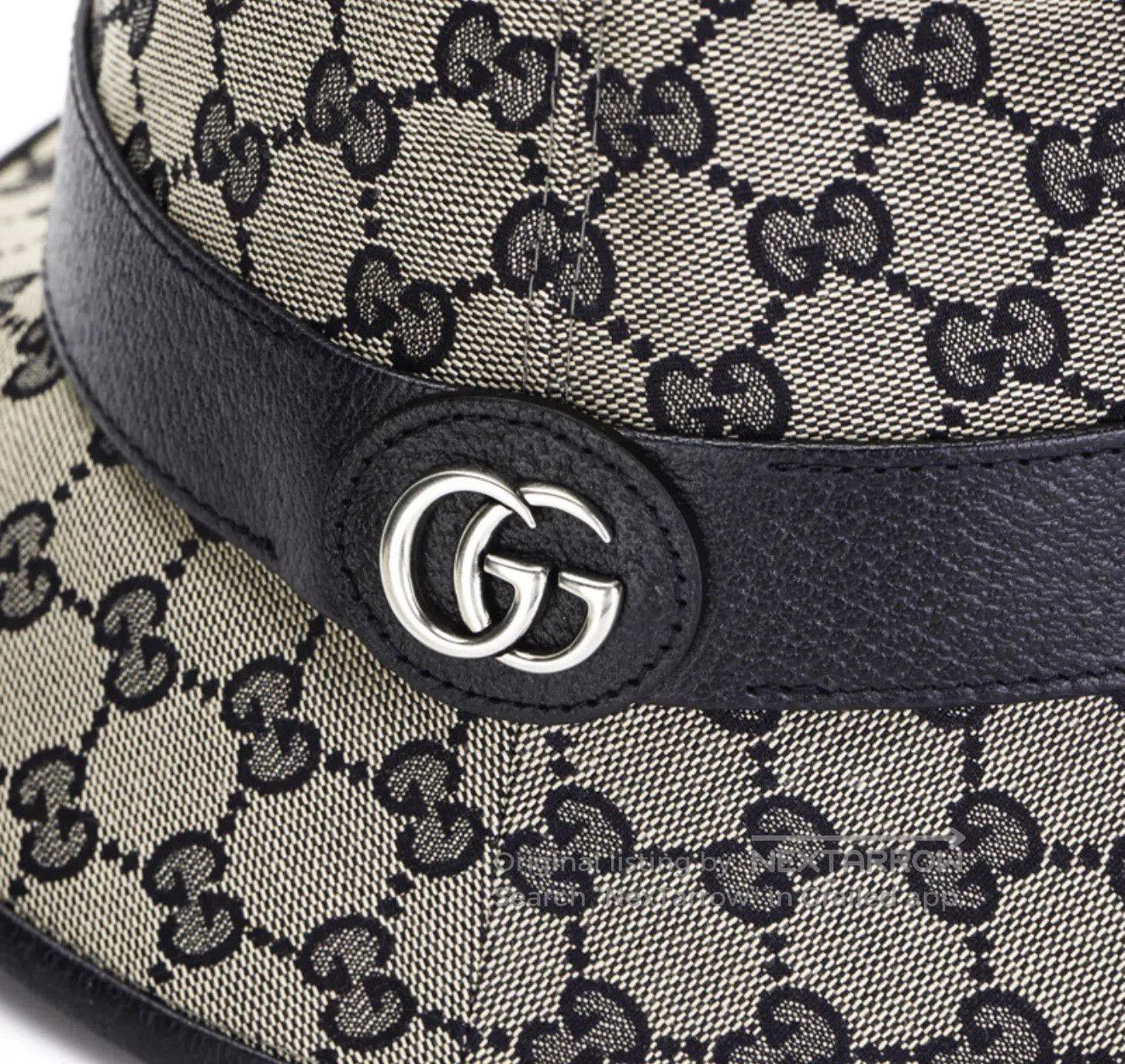 GUCCI Double G Logo Bucket Hat.