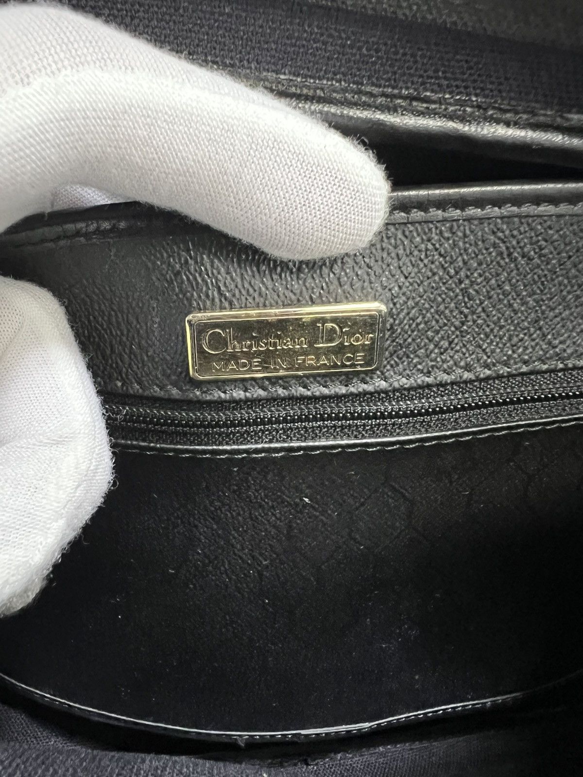 Christian Dior Monsieur × Dior × Vintage Christian Dior Vintage - Trotter Honeycomb PVC Shoulder Bag Size ONE SIZE - 19 Thumbnail