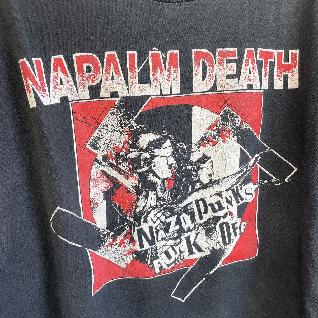 Vintage Vintage Napalm Death Band shirt Size US XL / EU 56 / 4 - 3 Thumbnail