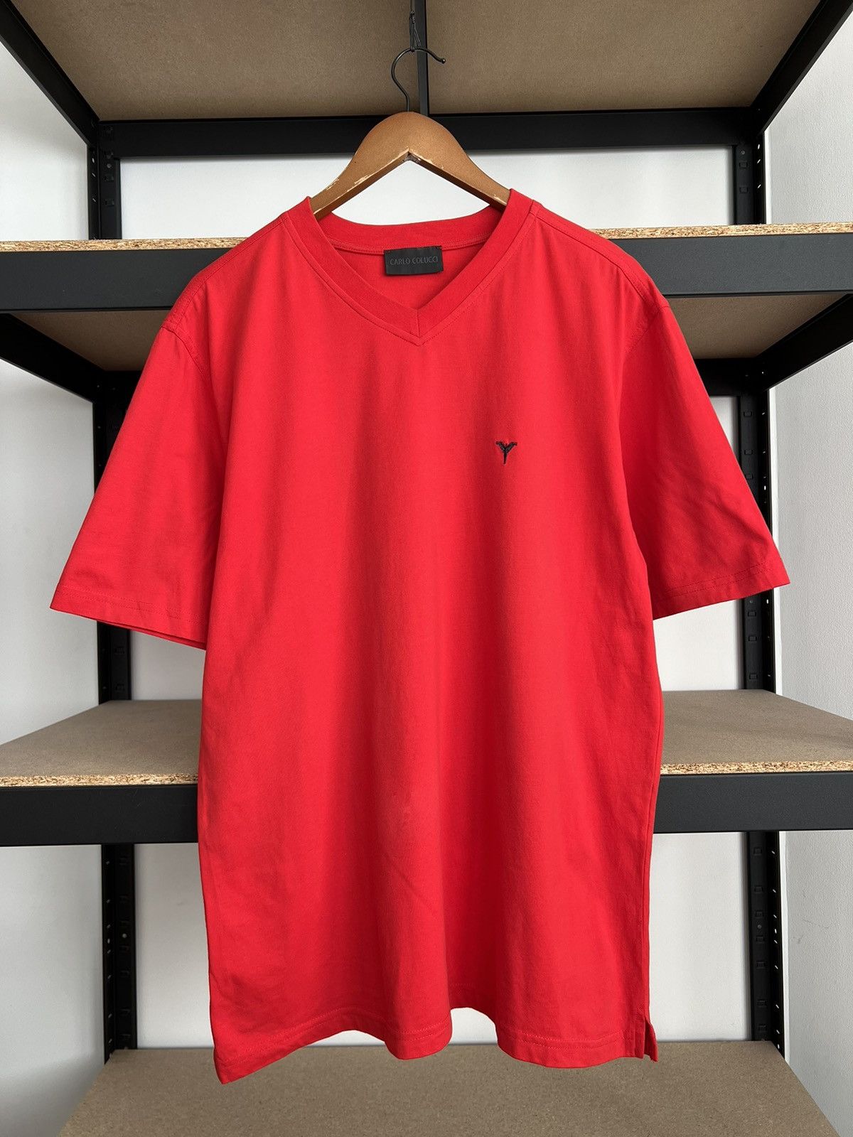 Carlo Colucci Carlo Colucci Small Logo Red T-shirt Size US L / EU 52-54 / 3 - 1 Thumbnail