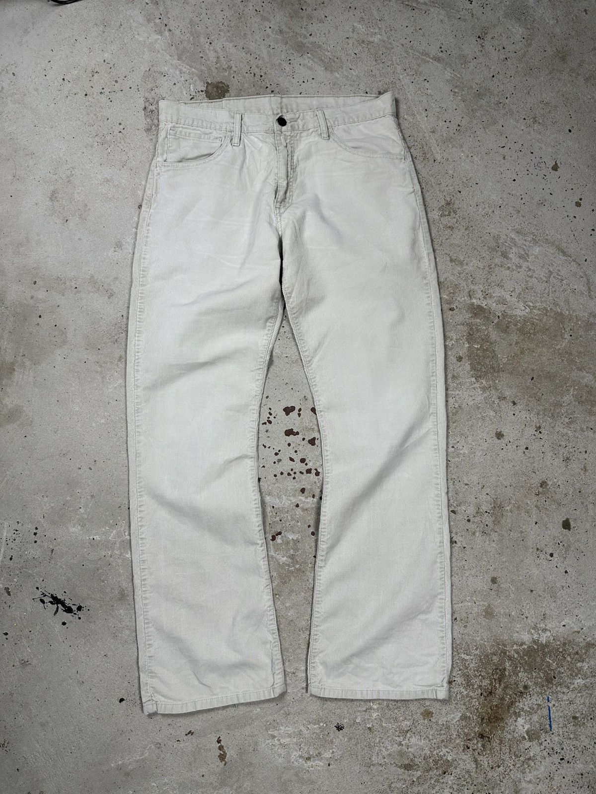 Levi's Vintage 2003 Levi’s 507 Flare Corduroy Pants Denim Jeans Size US 34 / EU 50 - 2 Thumbnail