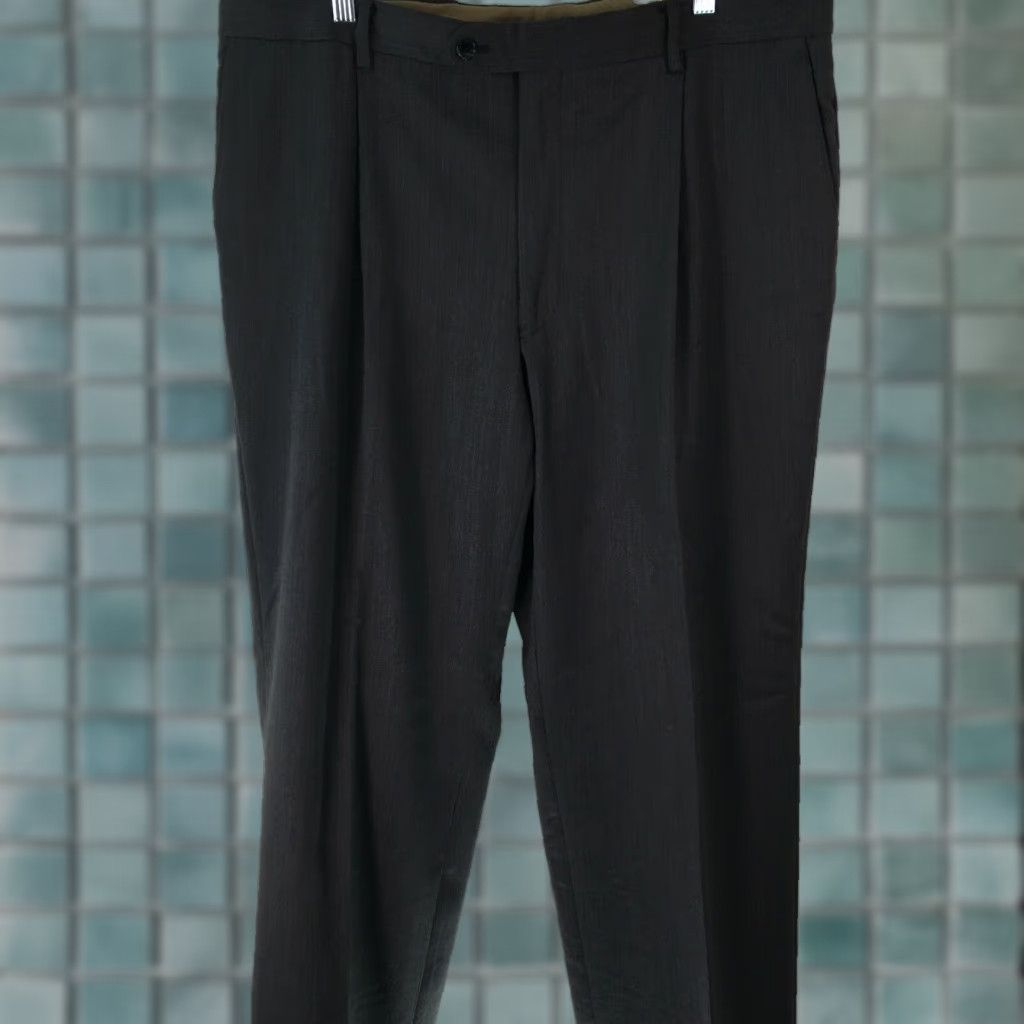 Joseph Abboud Joseph Abboud Gray Pleated Front Cuffed Dress Pants Size 38x32 Regular Mens Size US 38 / EU 54 - 1 Thumbnail