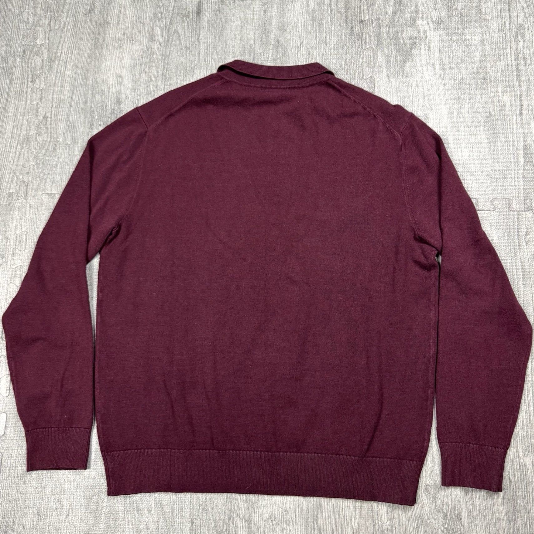 Oleg Cassini VTG Oleg Cassini Silk Blend Knit Pullover Polo Sweater Golf Mens Large Red Knit Nylon Silk 90s Vintage Mens Golf Pullover Polo Size US L / EU 52-54 / 3 - 5 Thumbnail