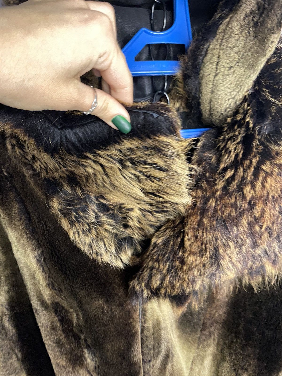 Other women's natural fur coat double-sided with belt vintage Size S / US 4 / IT 40 - 18 Thumbnail