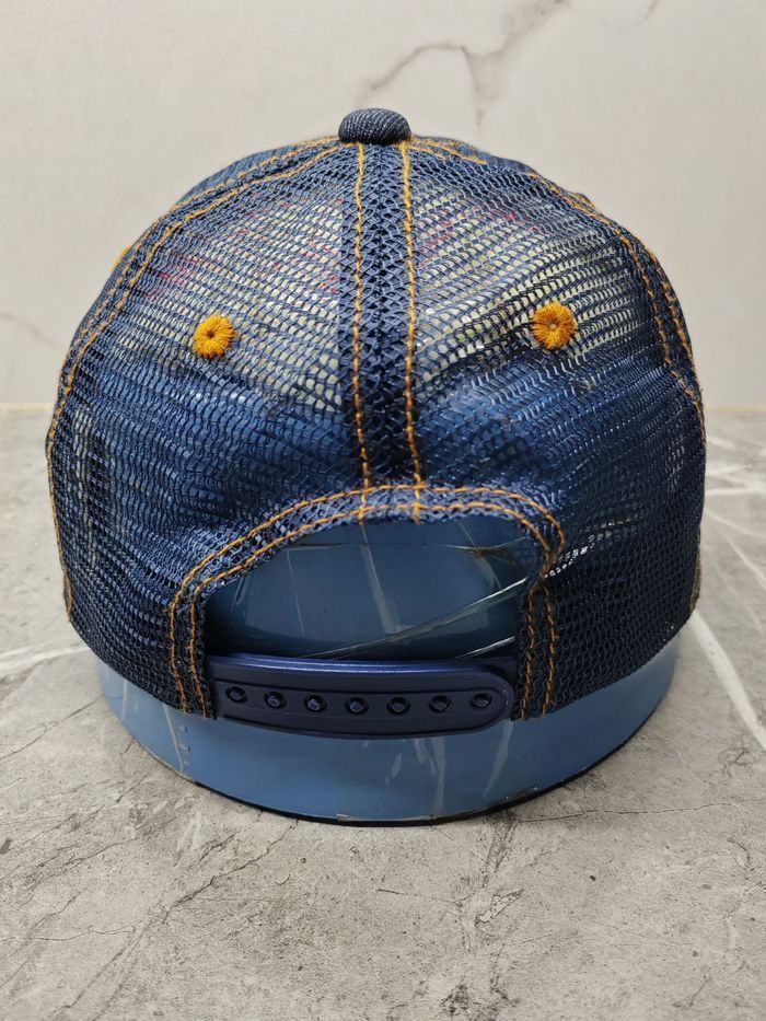 Japanese Brand Vintage Rodeo Crowns Denim Trucker Cap Hat Size ONE SIZE - 5 Thumbnail