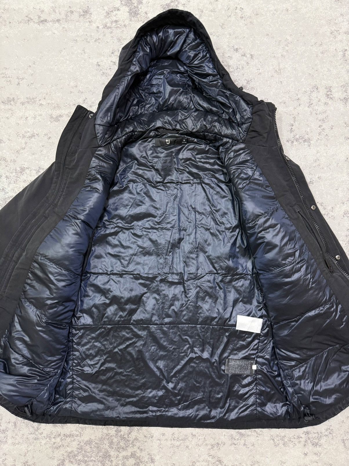 Jil Sander × Uniqlo Jil Sandel X Uniqlo Puffer Down Jacket Hoodie Size US L / EU 52-54 / 3 - 8 Thumbnail