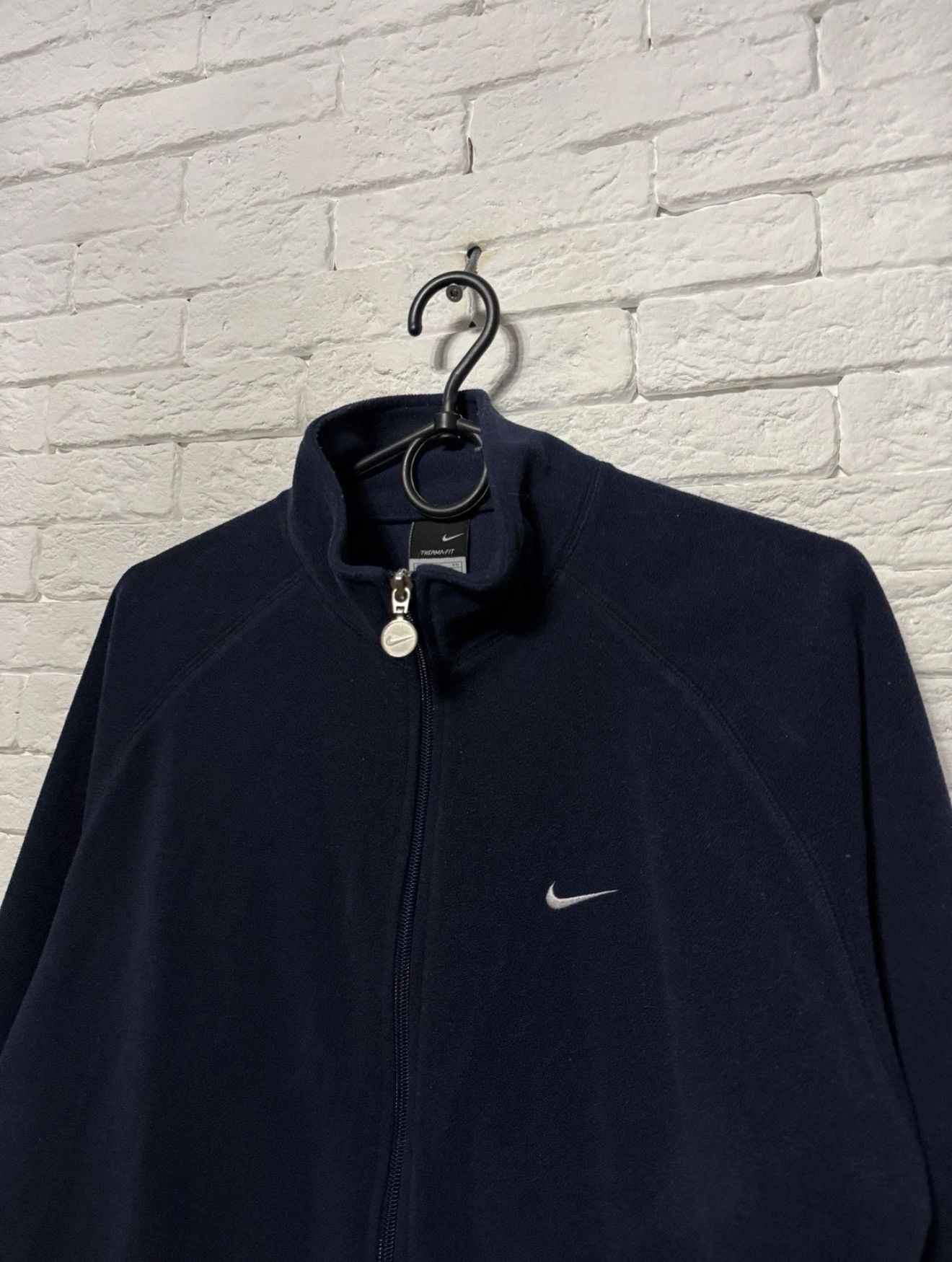 Nike Vintage Nike Fleece Sweatshirt Huge Graphic Print Full Zip Size US S / EU 44-46 / 1 - 2 Thumbnail