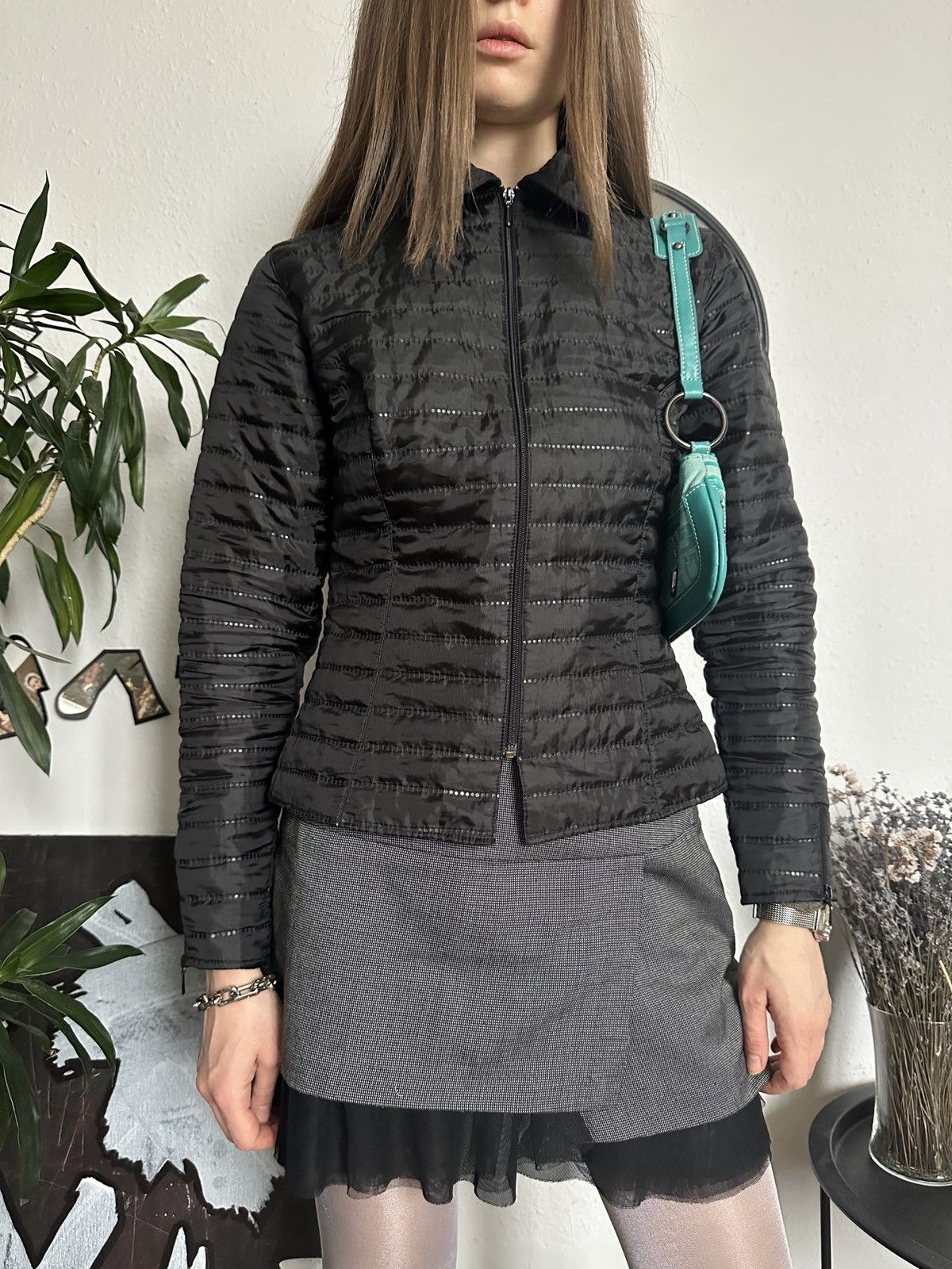 ANNE FONTAINE Luxury Vintage Skinny Silhouette Quilted Jacket Size XS / US 0-2 / IT 36-38 - 7 Thumbnail