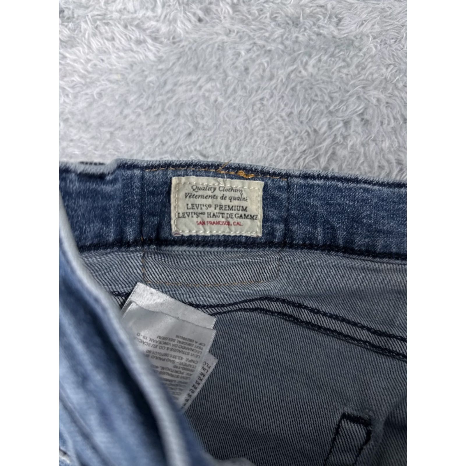 Levi's LEVI'S Jeans Adult 31 Blue Denim 502 Straight 5-Pocket Regular Cotton Premium Vintage No Size US 31 - 6 Thumbnail