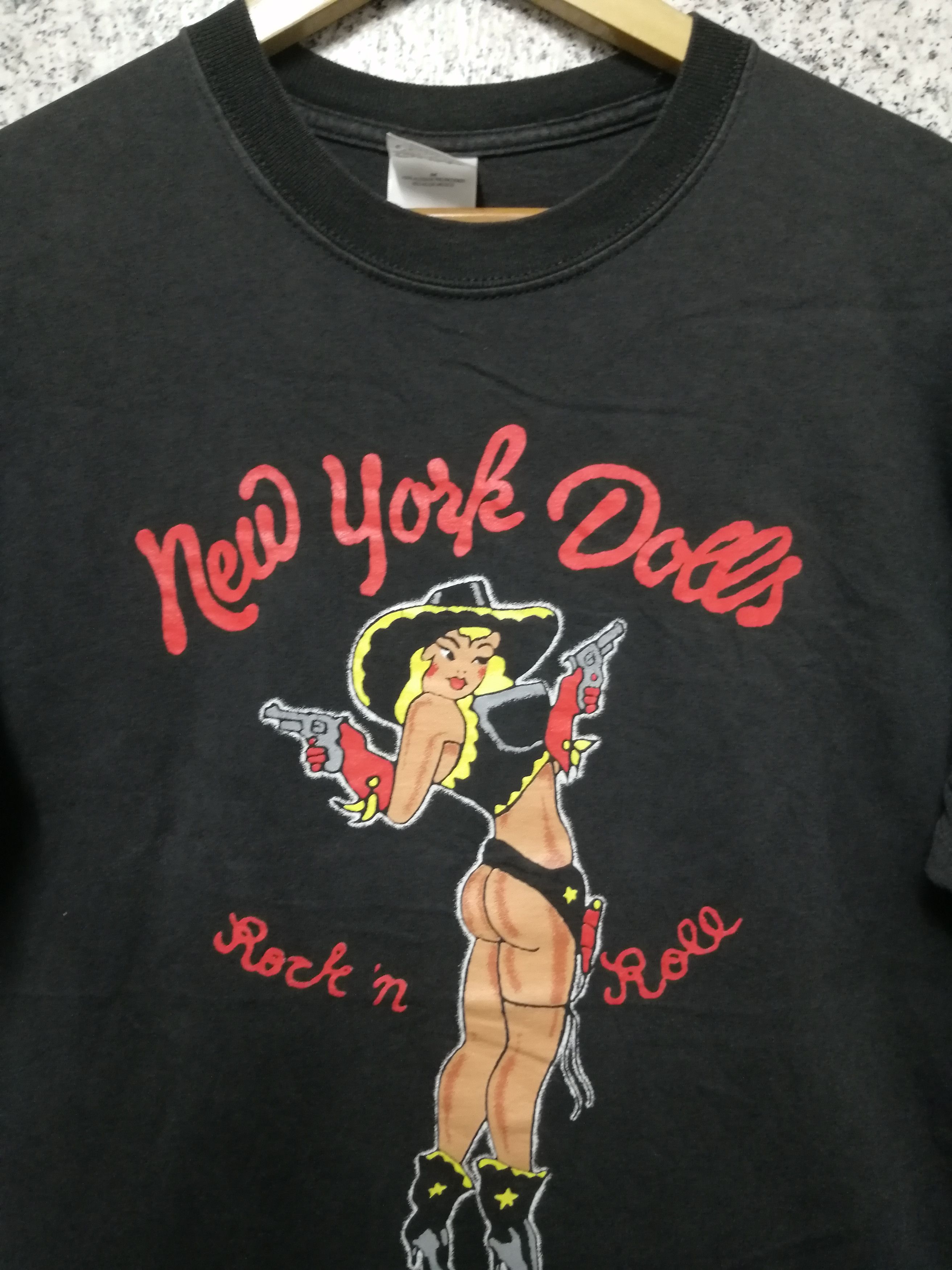 Band Tees × Vintage 90s VINTAGE NEW YORK DOLLS VERY RARE Size US M / EU 48-50 / 2 - 3 Thumbnail