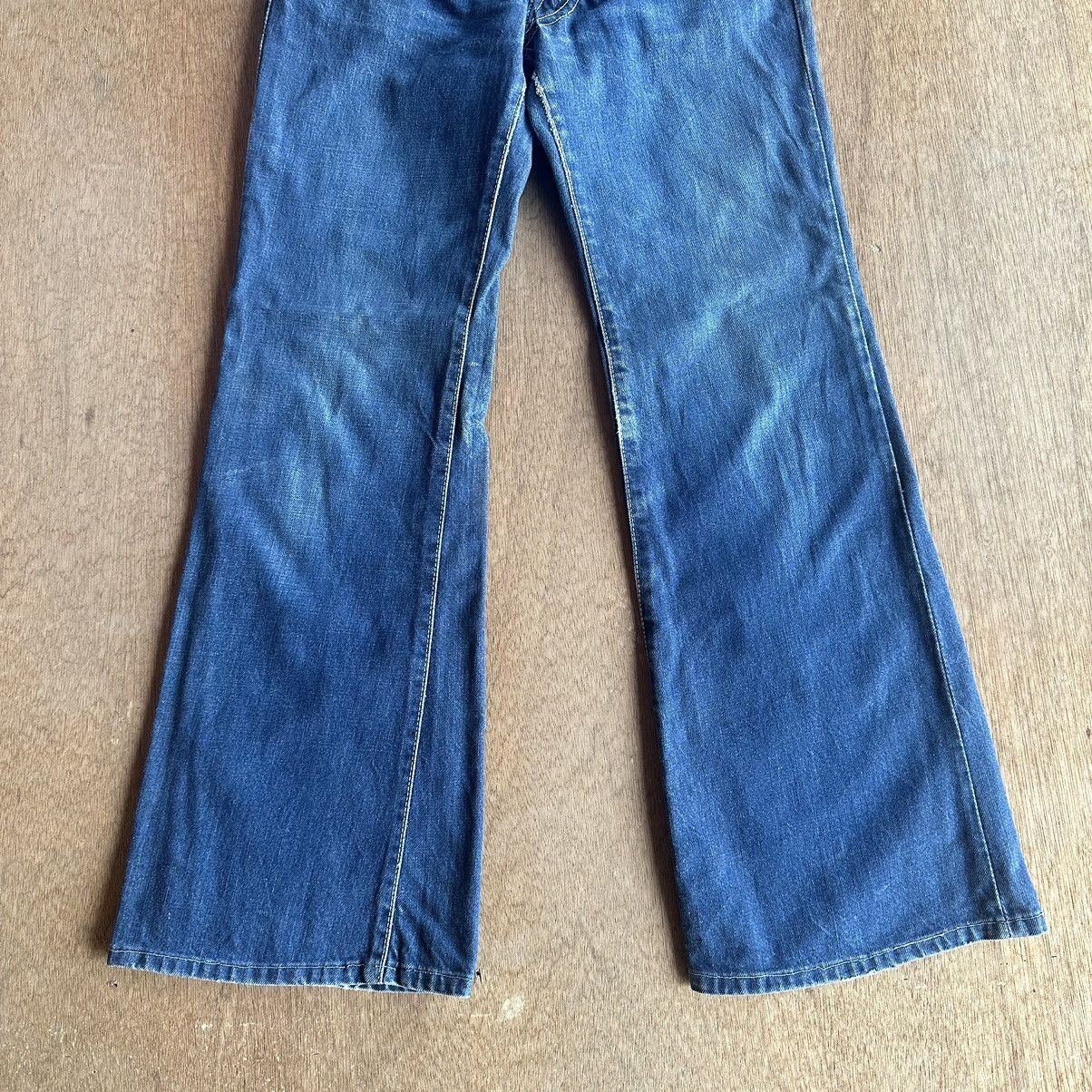 Vintage FLARE/BOOTCUT ‼️ Vintage COLOLUD Yellow Stitch Sconvil Denim Size US 27 - 7 Thumbnail