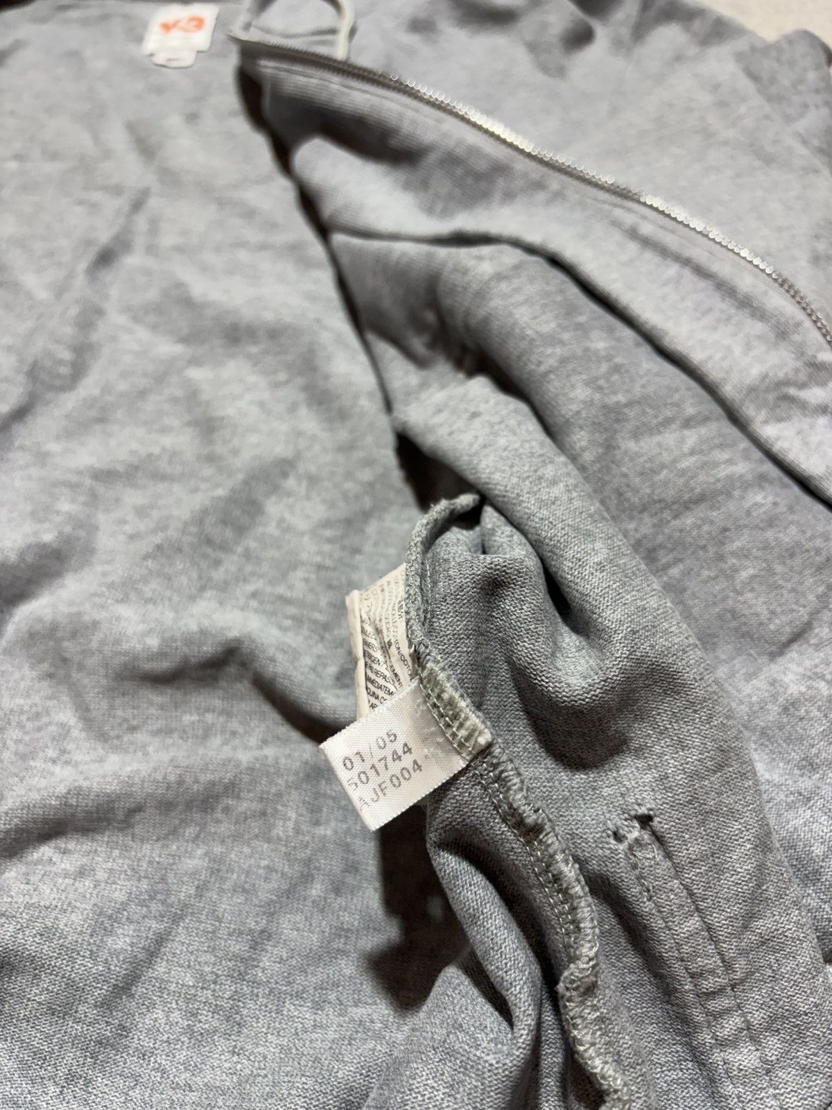 Adidas Y-3 Adidas Zip Hoodie Y3 Classic Logo Print Yohji Yamamoto Size US S / EU 44-46 / 1 - 11 Thumbnail