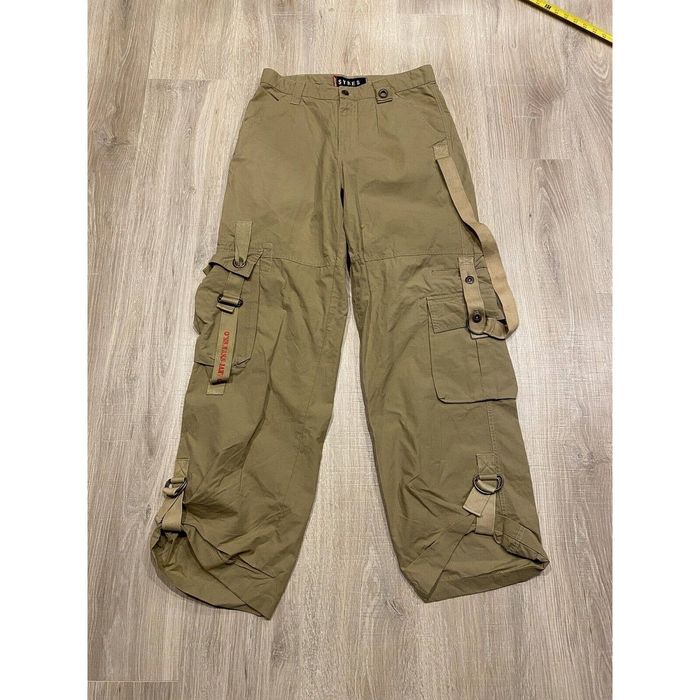 Levi's Vintage Levis Sykes Cargo Military Khaki Pants Men 31X33 Y2K