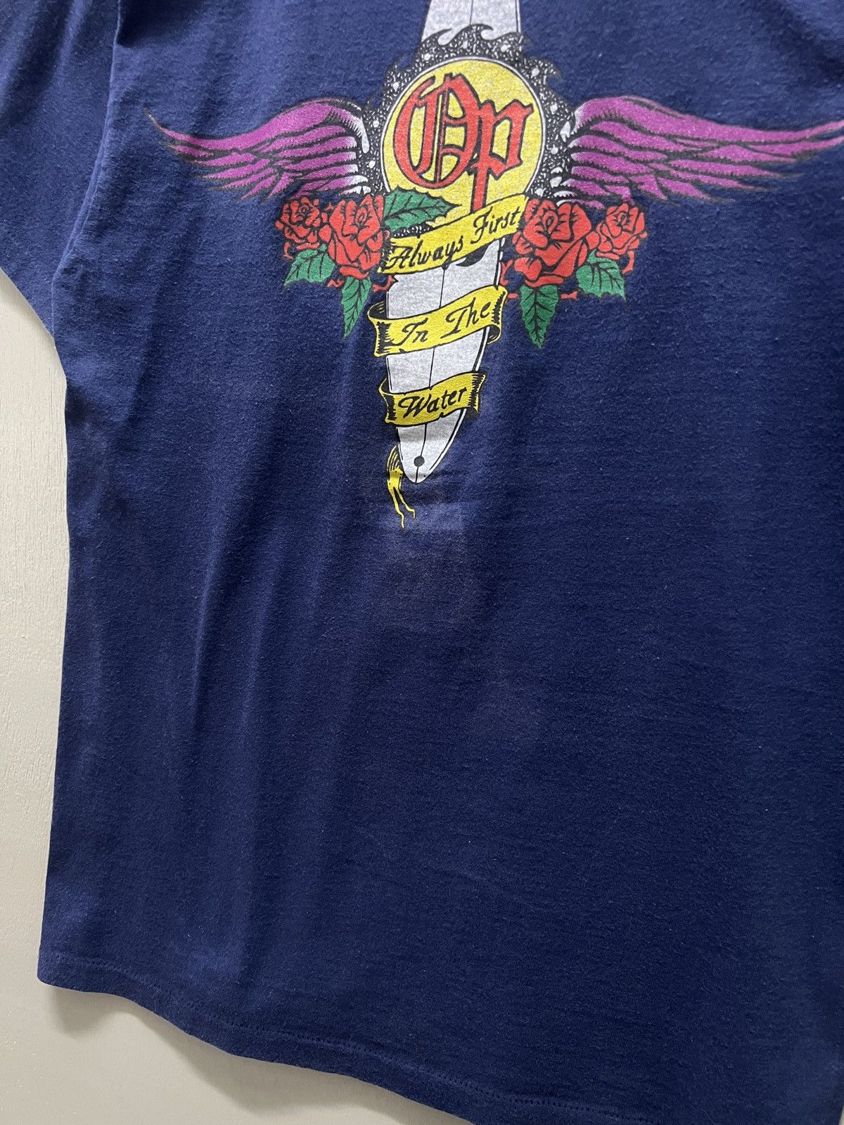 Ocean Pacific Vintage surf 90s Ocean Pacific Single Stitch Tees #M21 Size US M / EU 48-50 / 2 - 7 Thumbnail