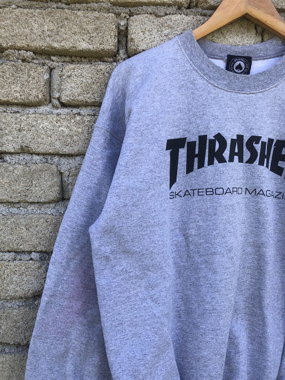 Thrasher Vintage Y2K Thrasher Skateboard Magazine Spellout Sweatshirt Size US L / EU 52-54 / 3 - 5 Thumbnail