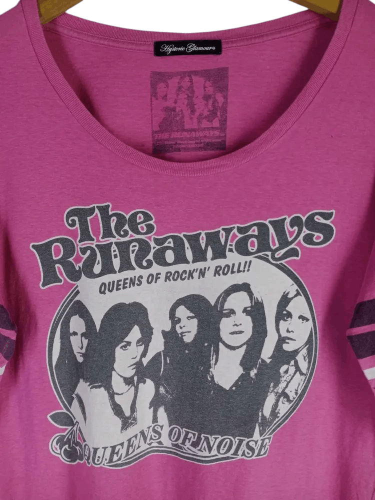 Hysteric Glamour Rare Vintage Hysteric Glamour X The Runaways Tshirt Size US S / EU 44-46 / 1 - 4 Thumbnail
