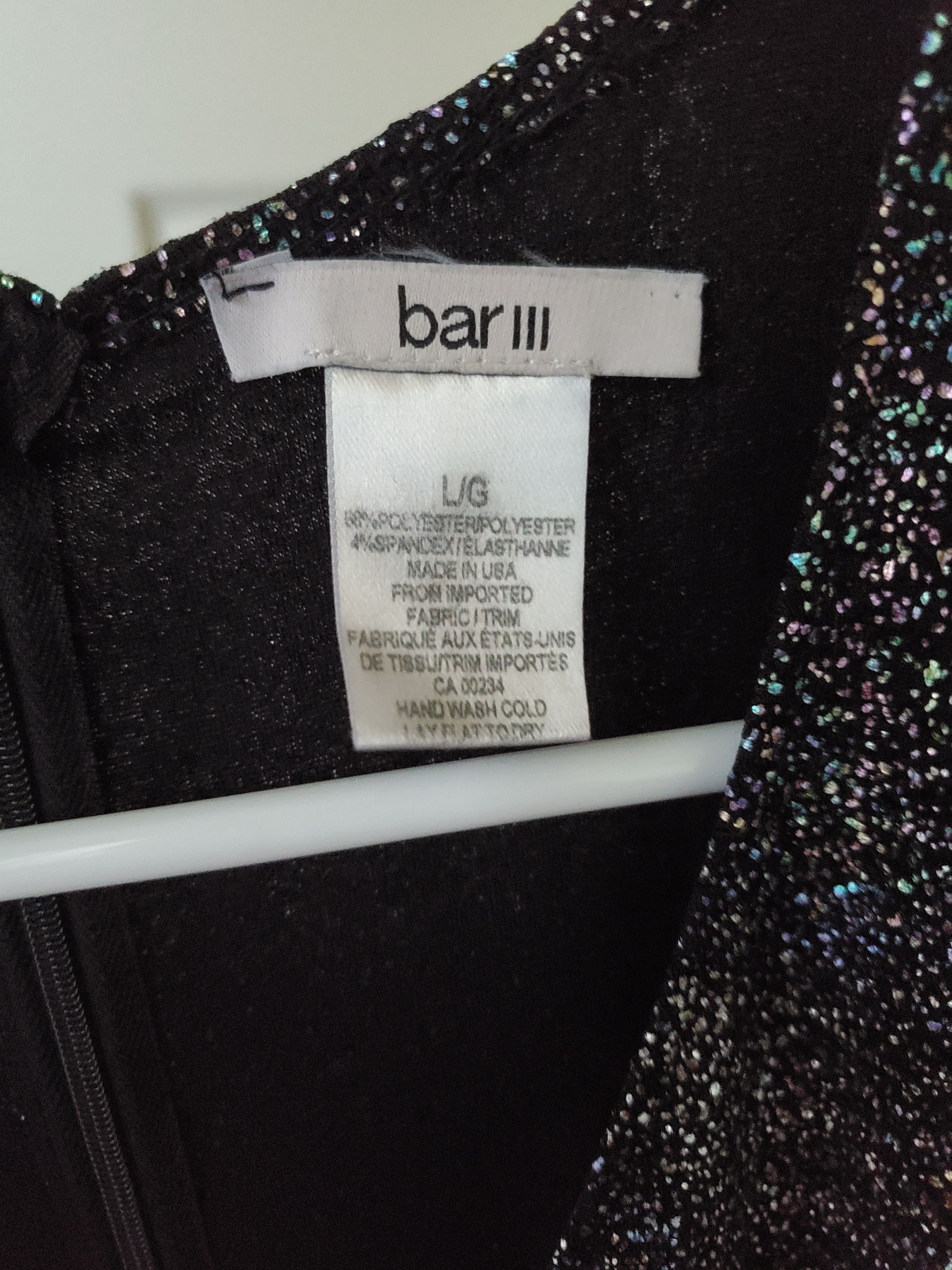 Bar III Multi-colored sparkly Bar lll dress (size L) Size L / US 10 / IT 46 - 3 Thumbnail