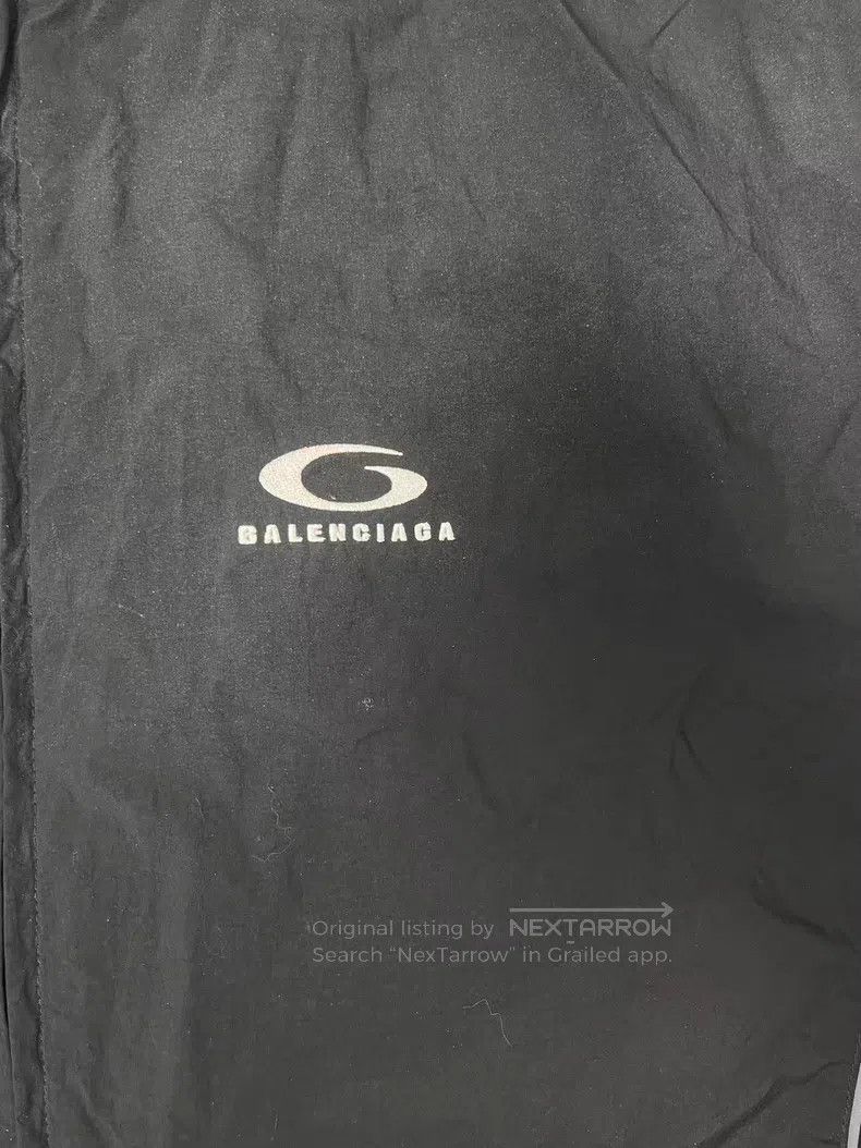 Balenciaga Balenciaga Washed Nylon Drawstring Hooded Long Sleeve Jack Size US XS / EU 42 / 0 - 3 Thumbnail