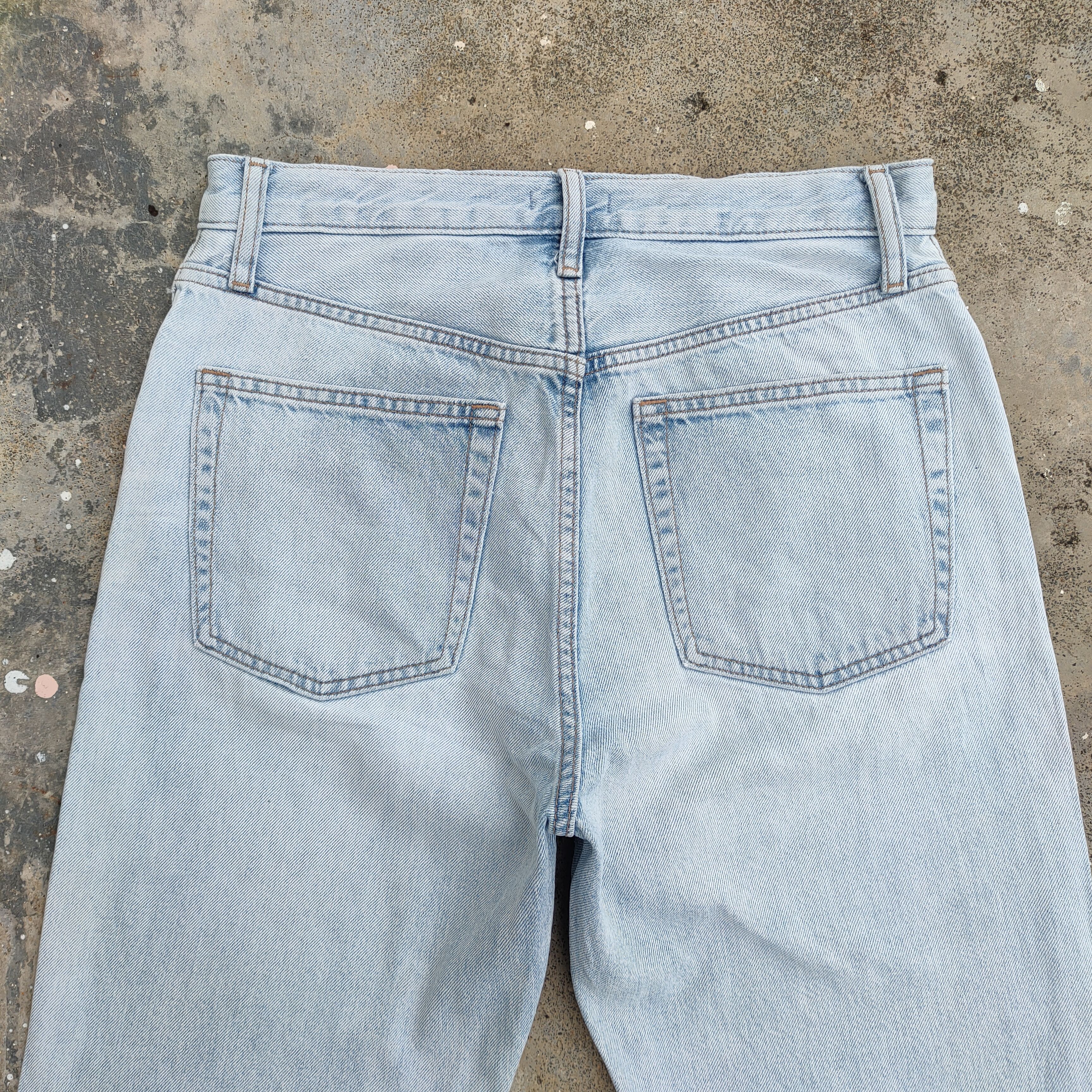 Black Label VINTAGE JAPANESE FADED WASH BLUE JEANS DENIM PANTS Size US 30 / EU 46 - 11 Thumbnail